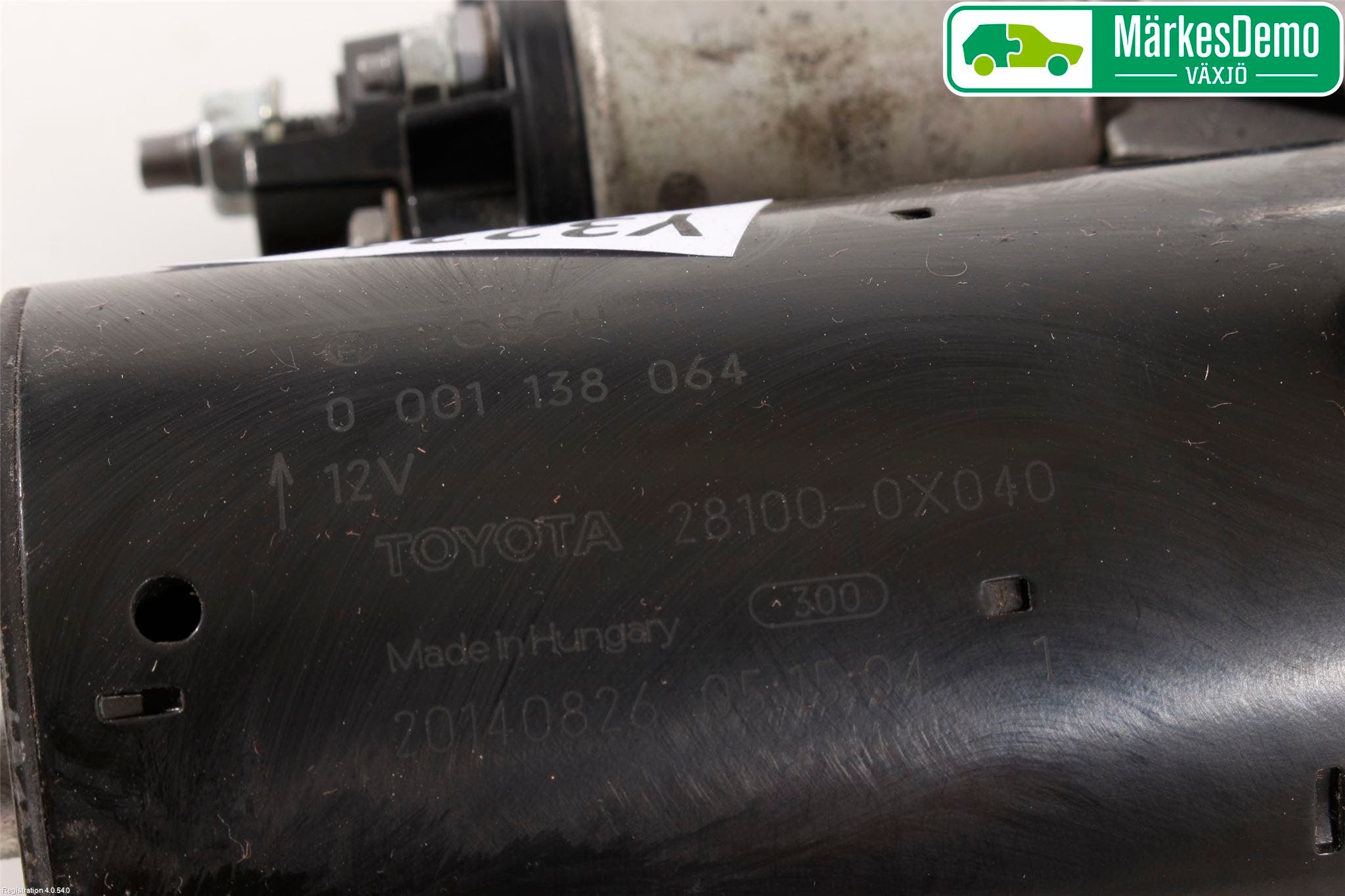 Toyota VERSO 09-18 Startmotor Diesel