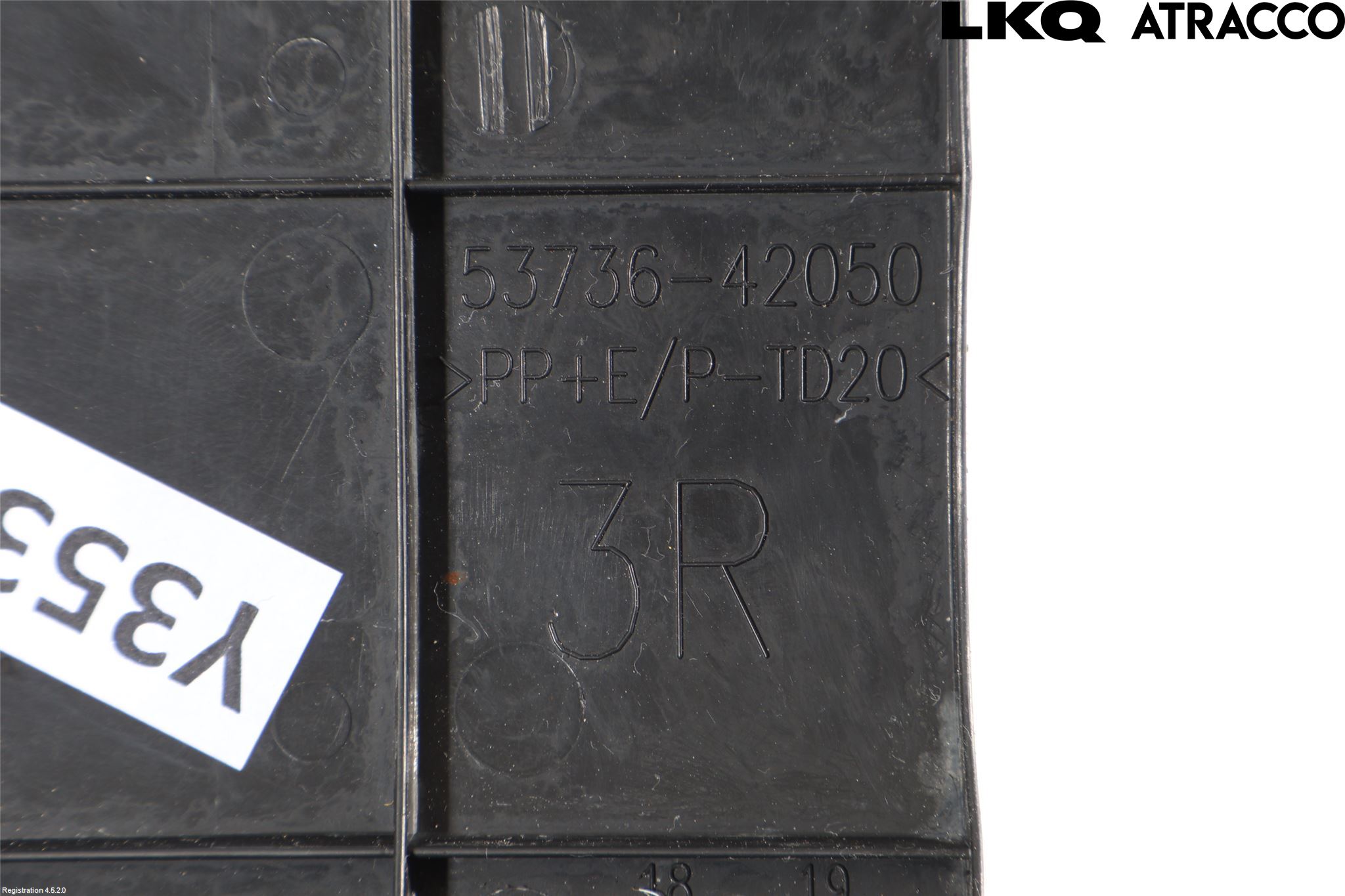 Toyota RAV4 19- Hasplåt Plåt-Plast