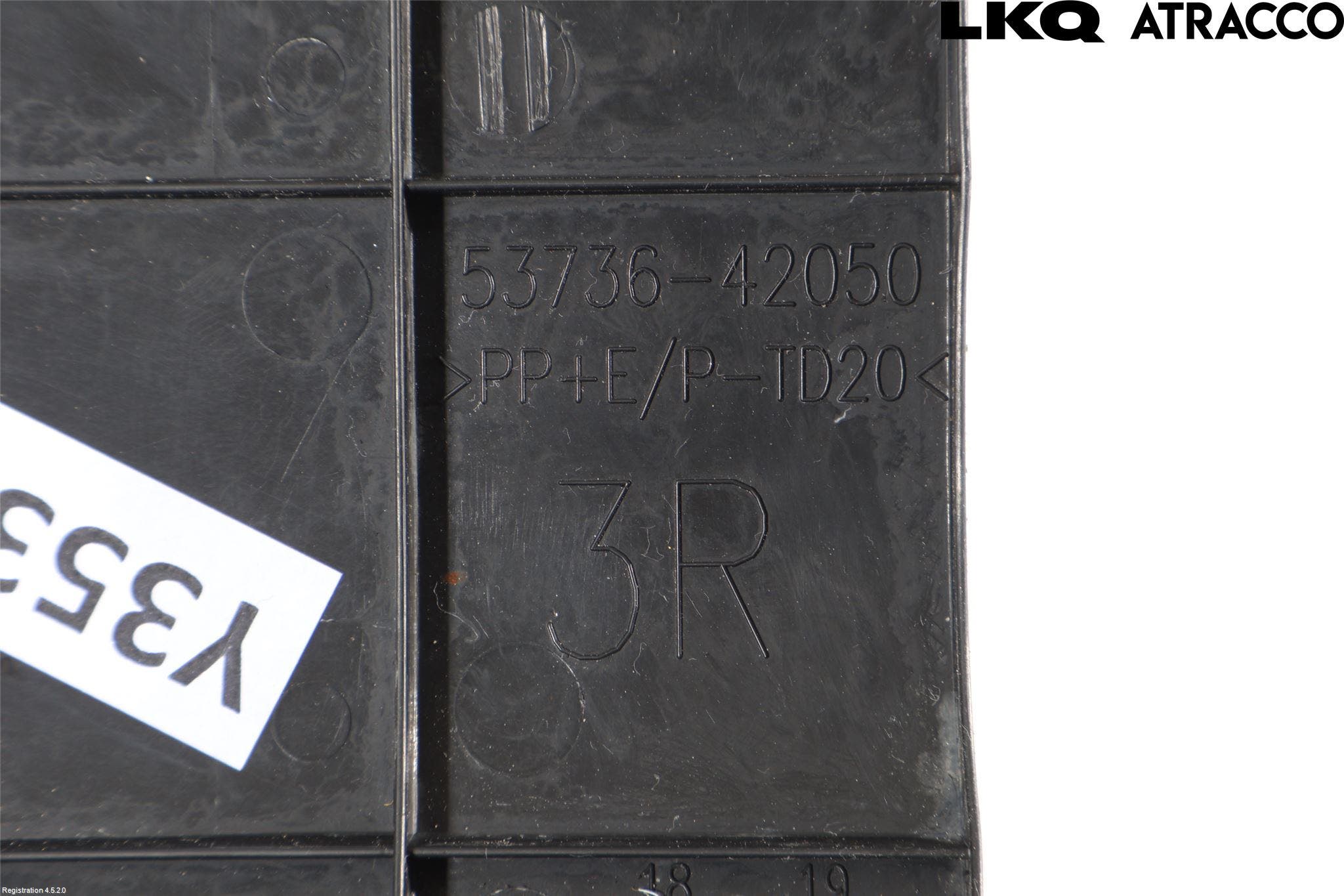 Toyota RAV4 19- Hasplåt Plåt-Plast