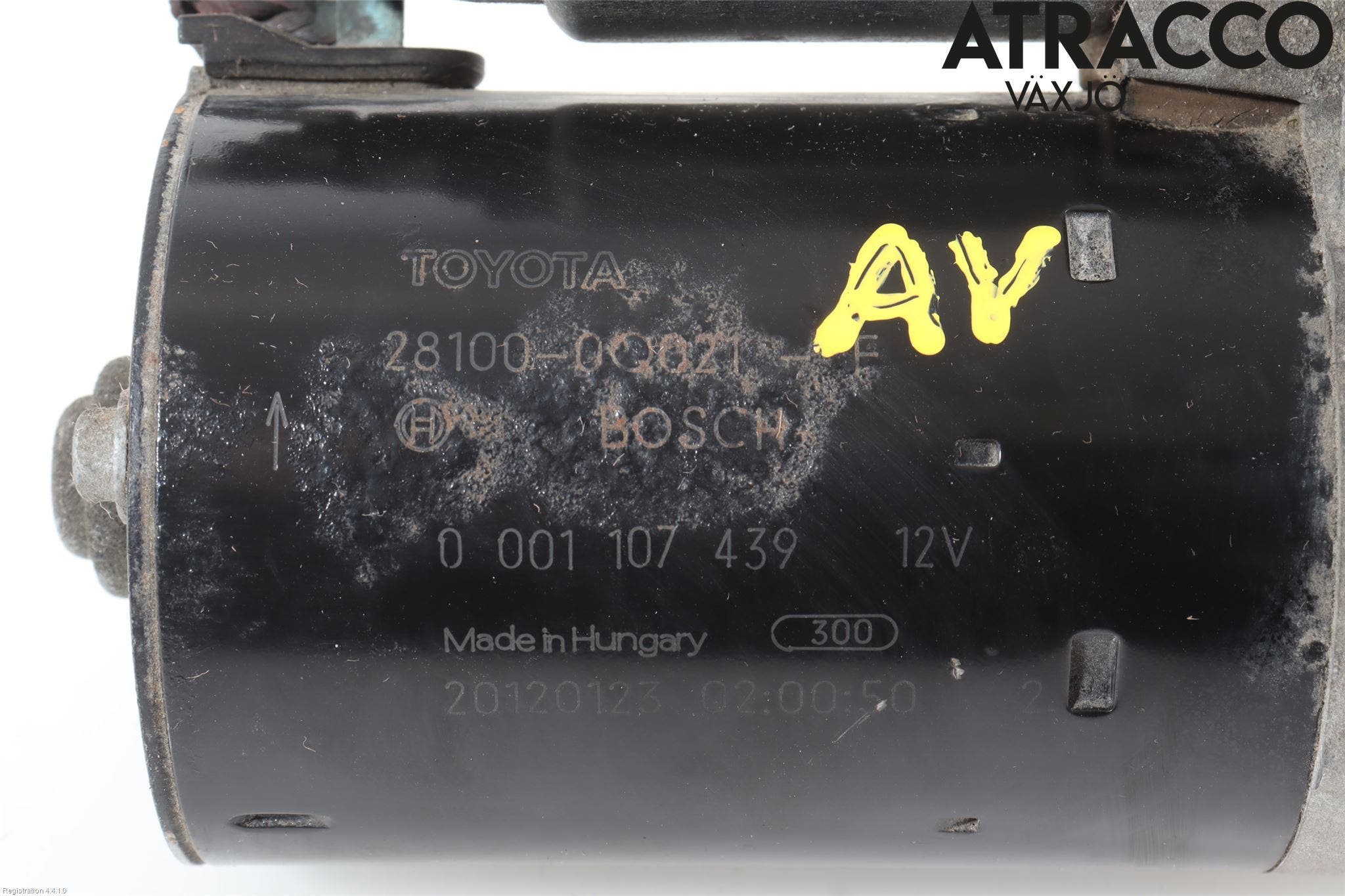 Toyota AYGO 06-14 Startmotor