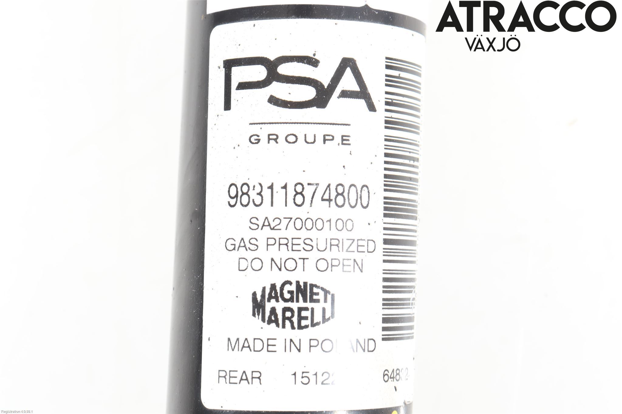 Peugeot 208/E-208 20- Stötdämpare Bak