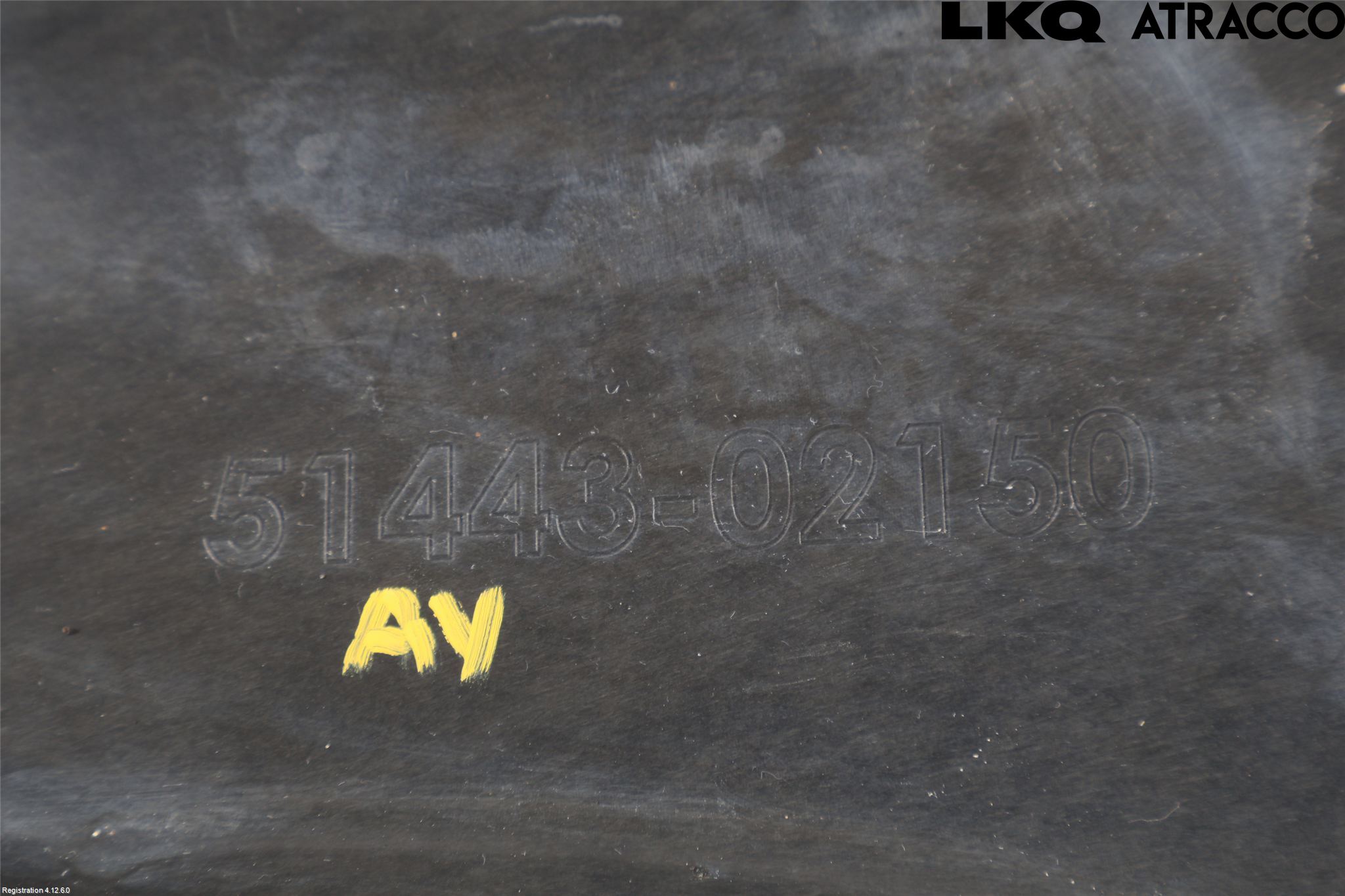 Toyota COROLLA 19- Hasplåt Plåt-Plast