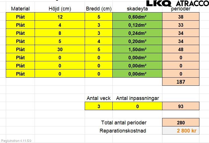 Volkswagen VW PASSAT 11-14 Dörr Fram Höger