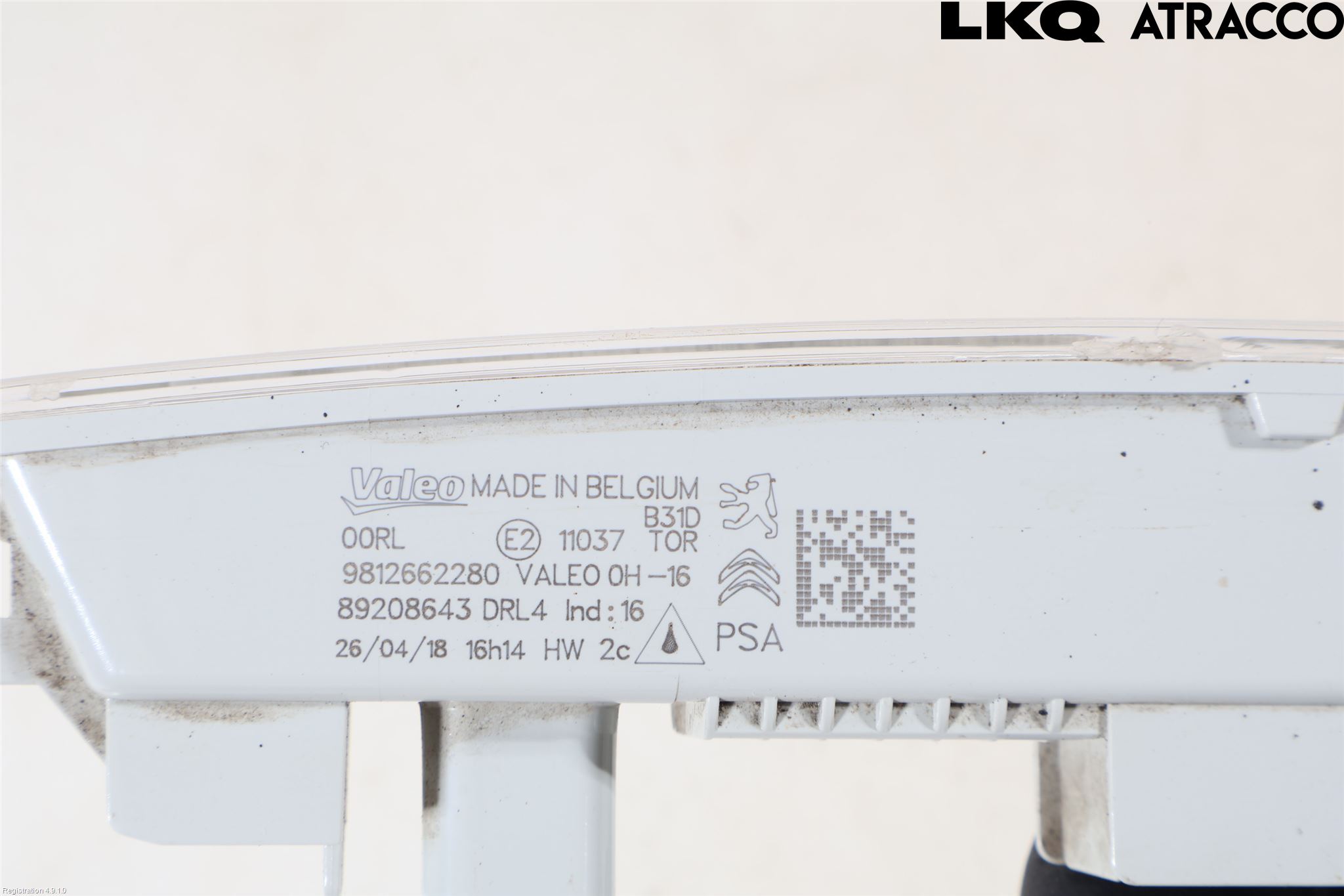 Peugeot PARTNER 16-18 Positionsljus Fram Vä