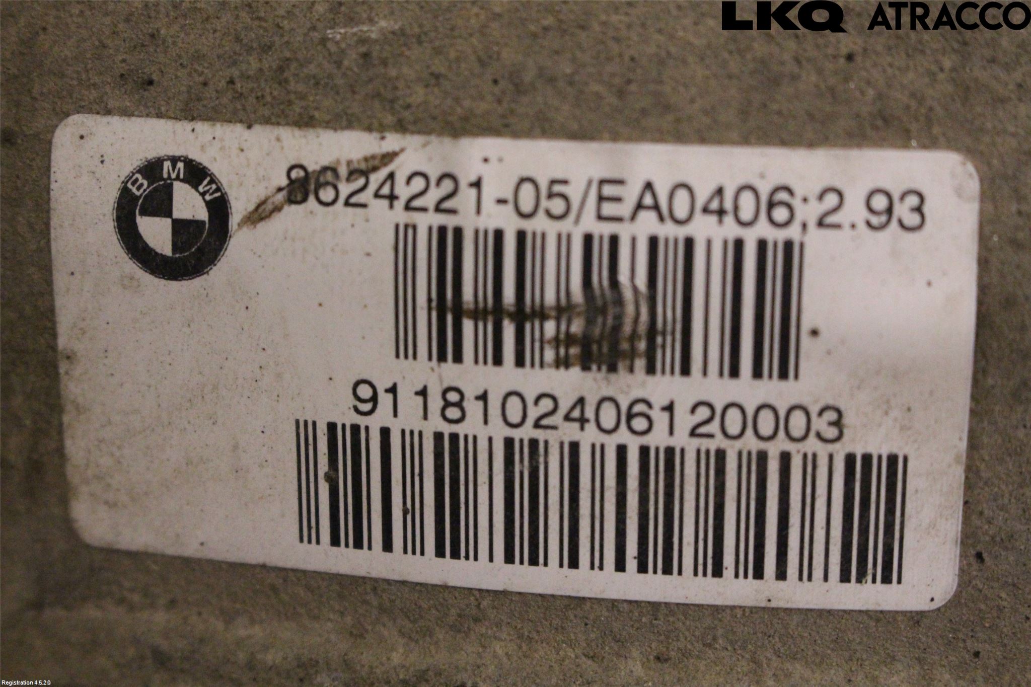 BMW 5 G30/G31/F90 17-23 Bakväxel-Diff