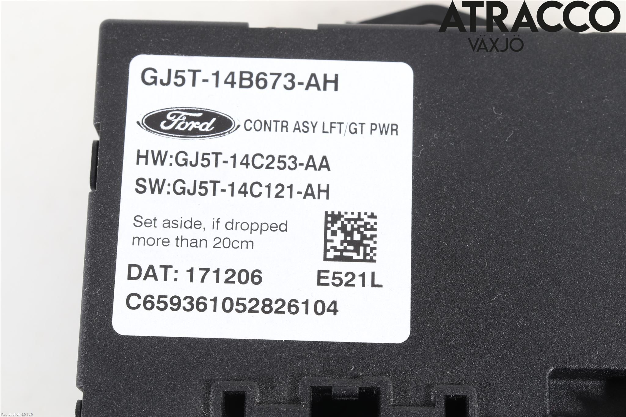 Ford KUGA 17-19 Styrenhet Baklucka
