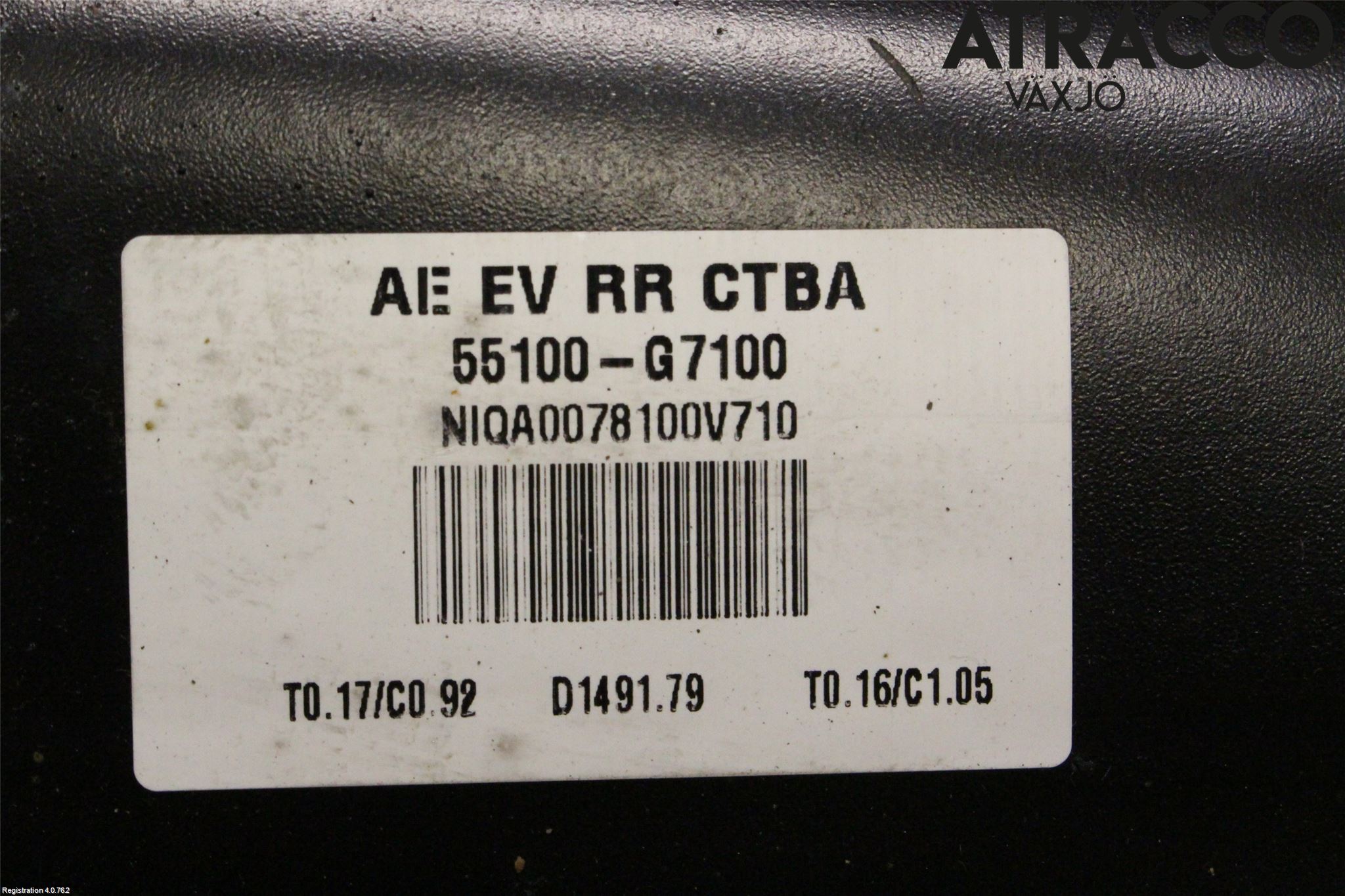 Hyundai IONIQ AE 17-22 Bakaxelbalk