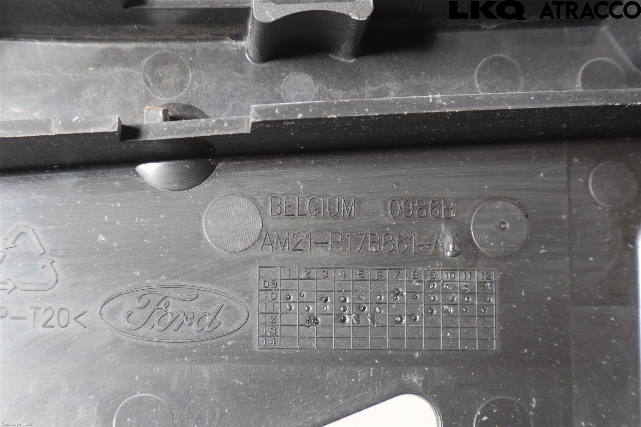 Ford S-MAX 06-15 Stötfångardel Bak Mitt