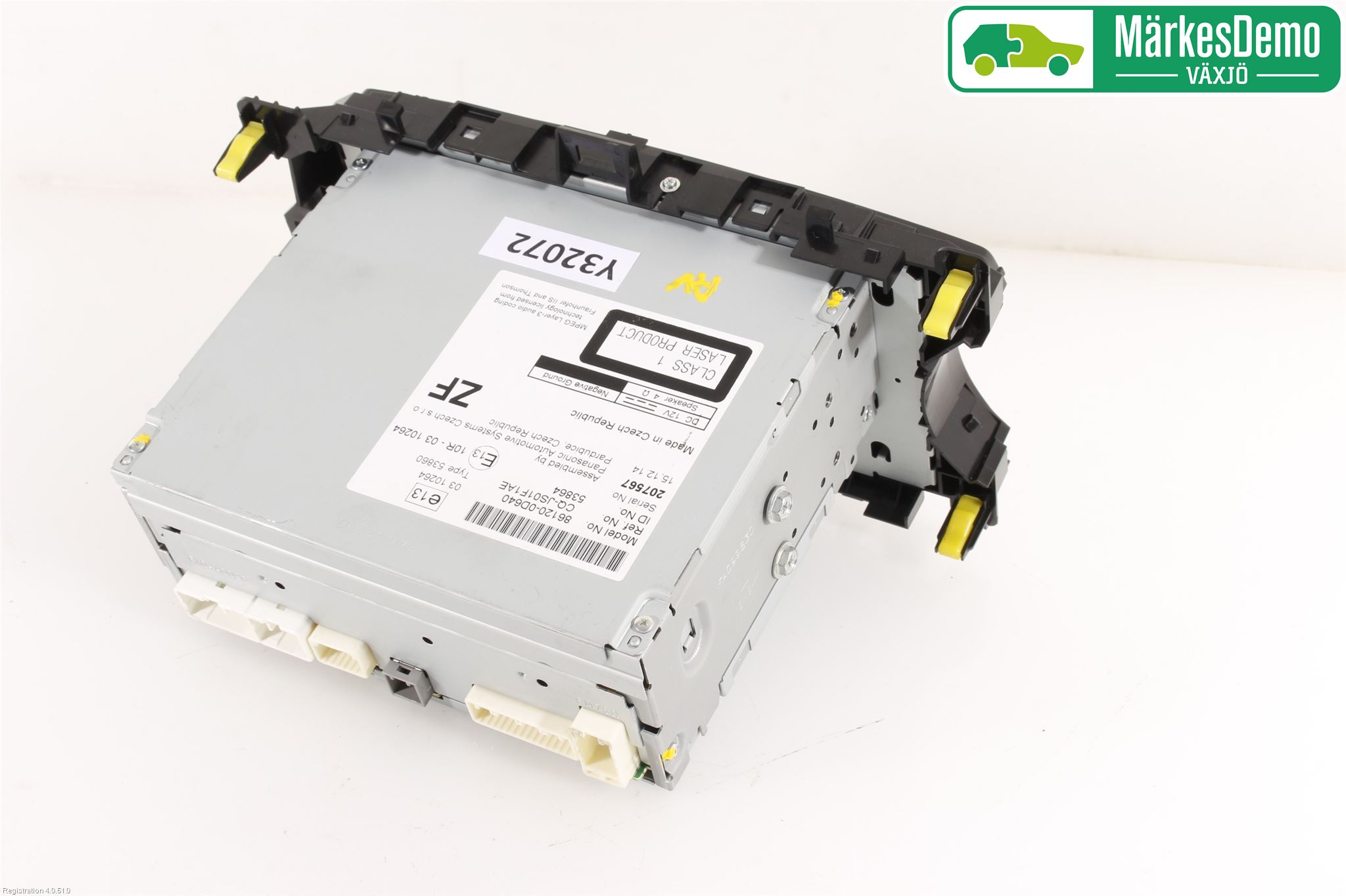 Toyota YARIS XP130 15-20 Cd Radio - Multimediapanel