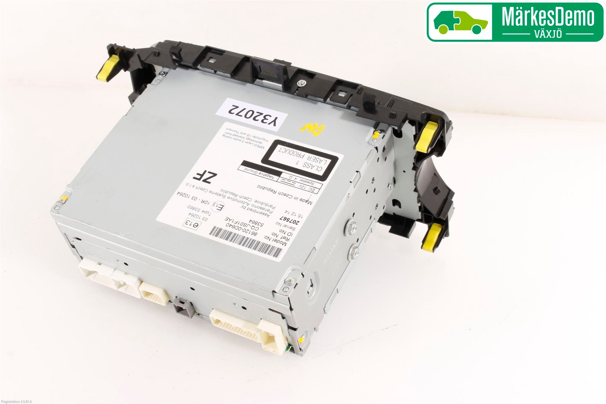 Toyota YARIS XP130 15-20 Cd Radio - Multimediapanel