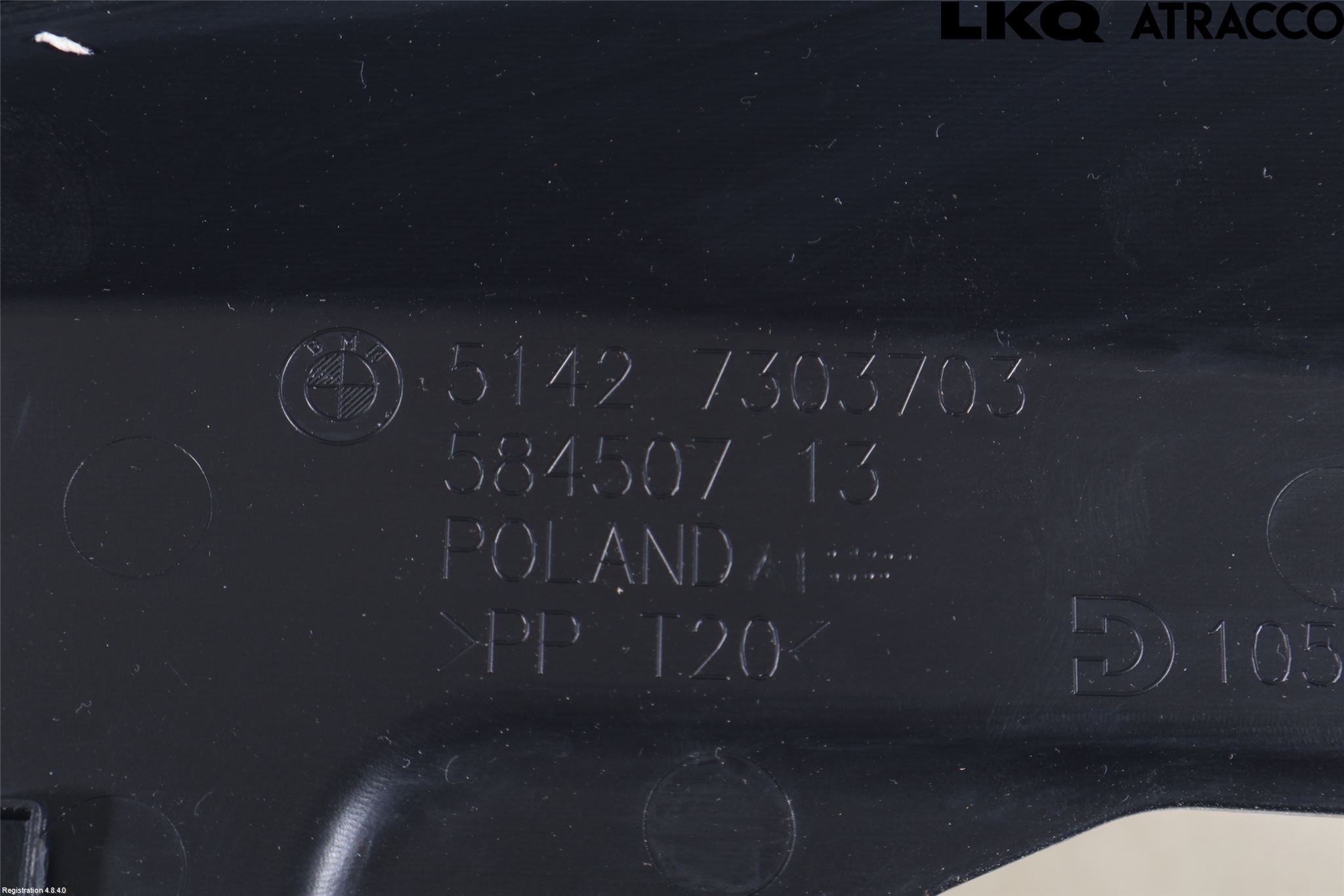 BMW i3 I01 13-22 Dörr Dekorlist Bak Vä
