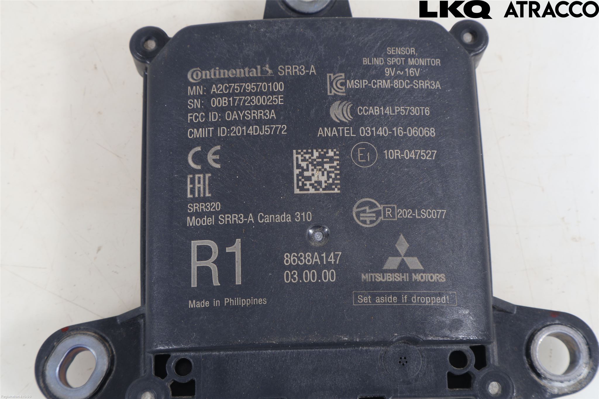 Mitsubishi OUTLANDER 13-21 Sensor Aktivt Kollisionsskydd