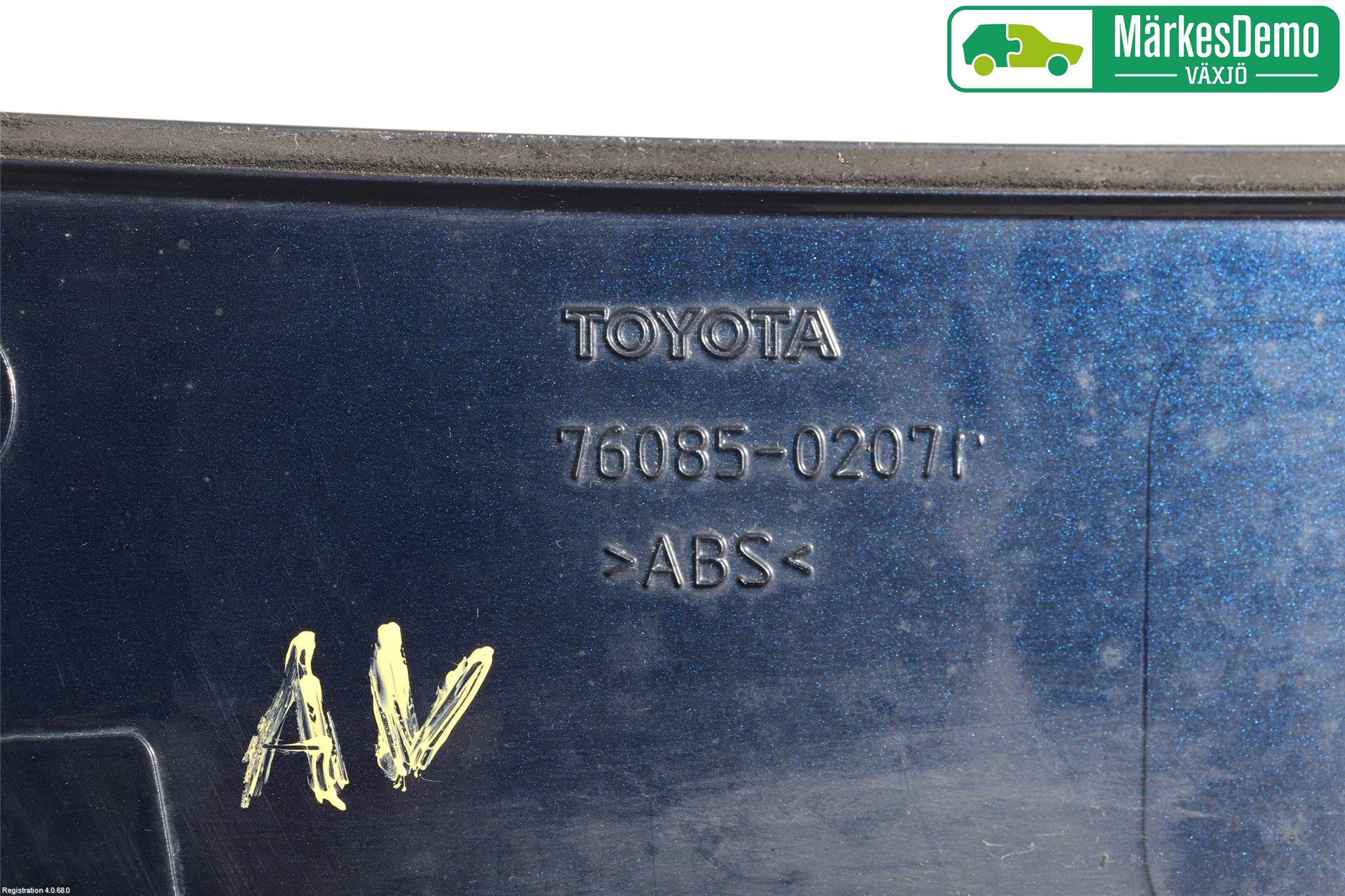 Toyota AURIS 10-12 Spoiler Baklucka