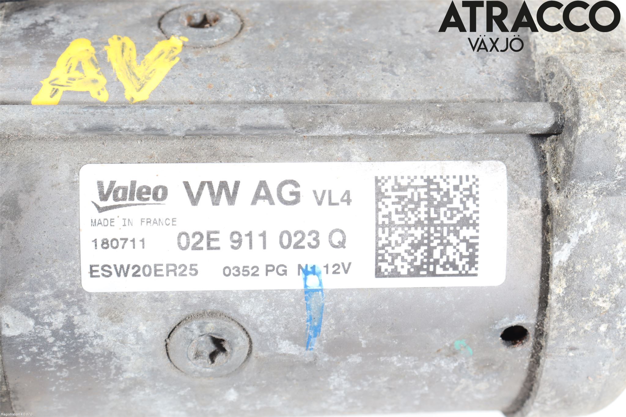 Volkswagen VW PASSAT 11-14 Startmotor Diesel