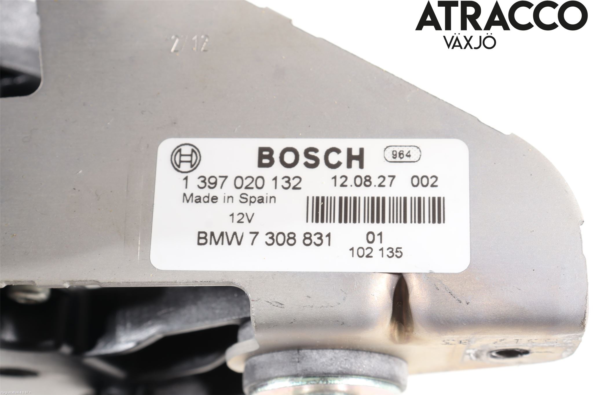 BMW 5 F10/F11/F18 09-17 Torkarmotor Baklucka
