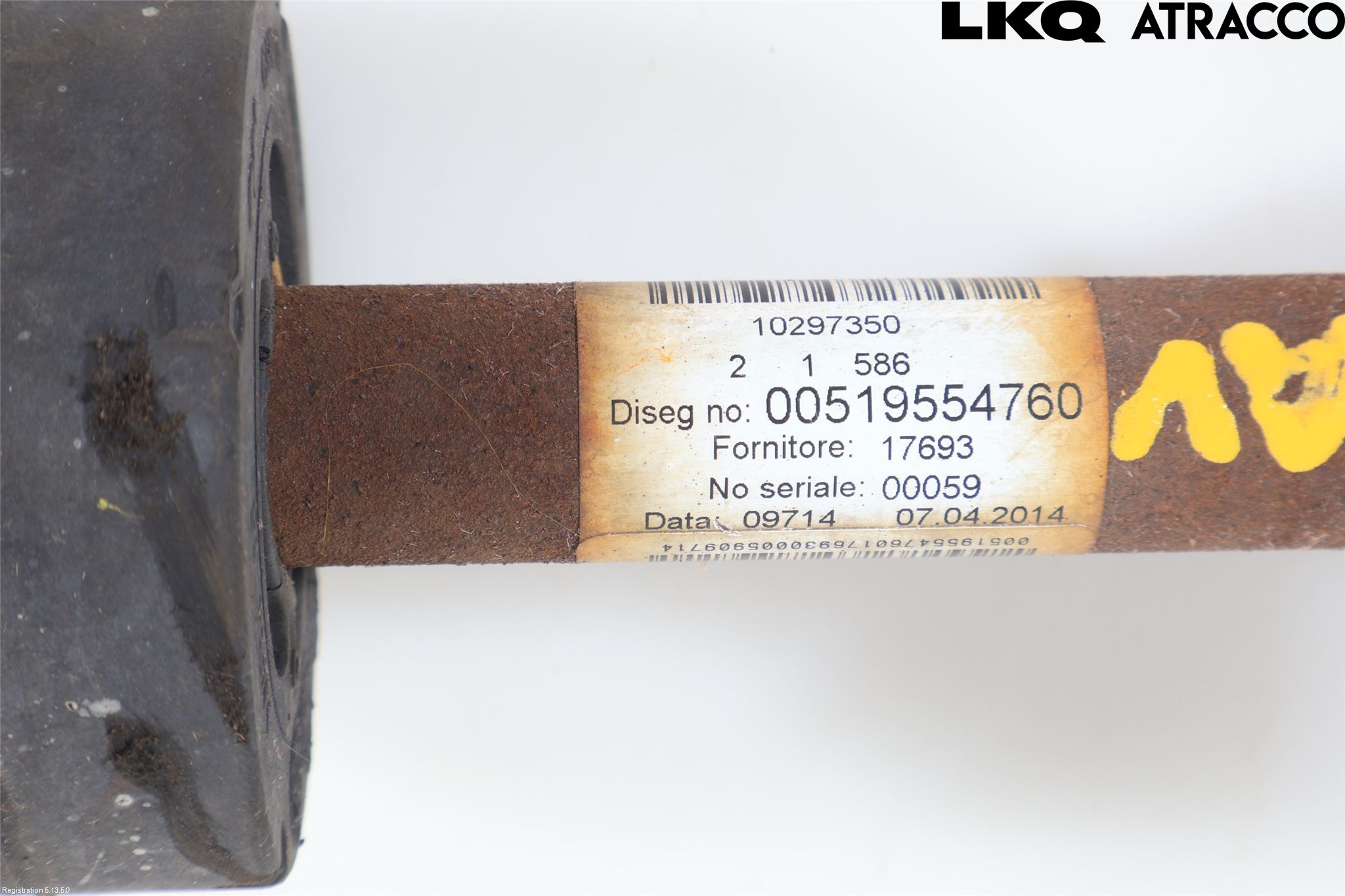 Fiat 500 07- Drivaxel Fram Höger