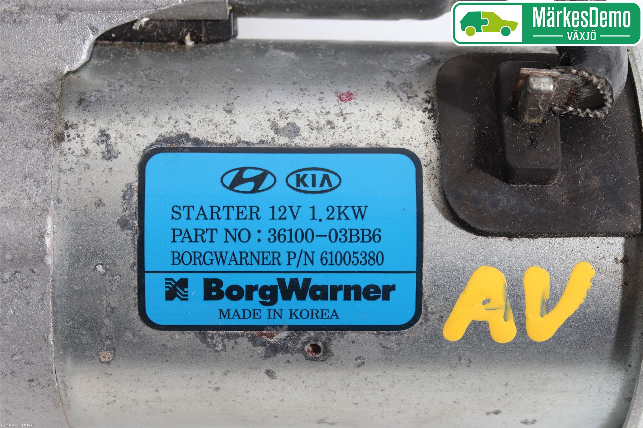 Hyundai i20 GB 15-20 Startmotor