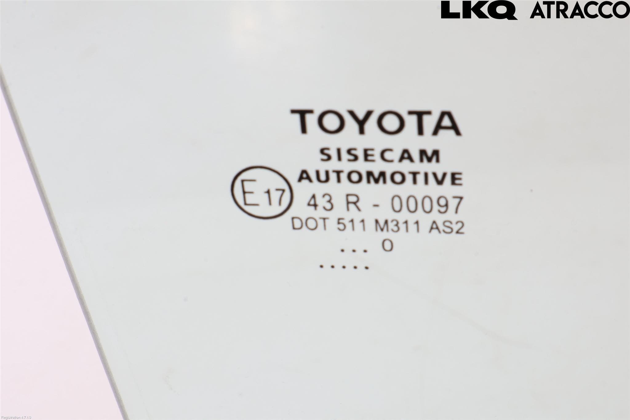 Toyota C-HR 16-23 Dörruta Bak Höger