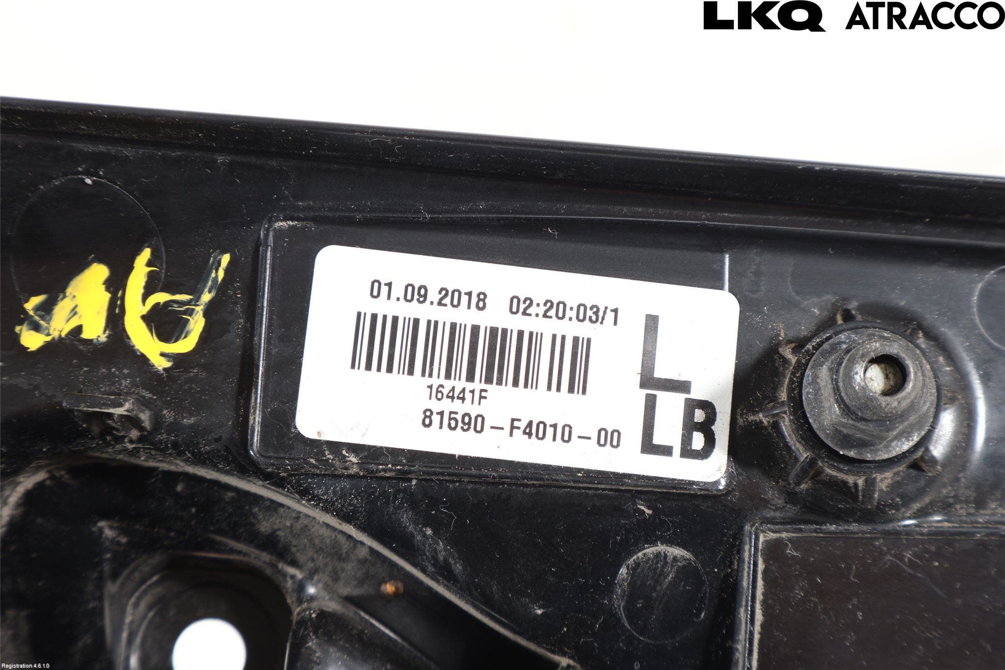 Toyota C-HR 16-23 Bakljus Lucka Vä