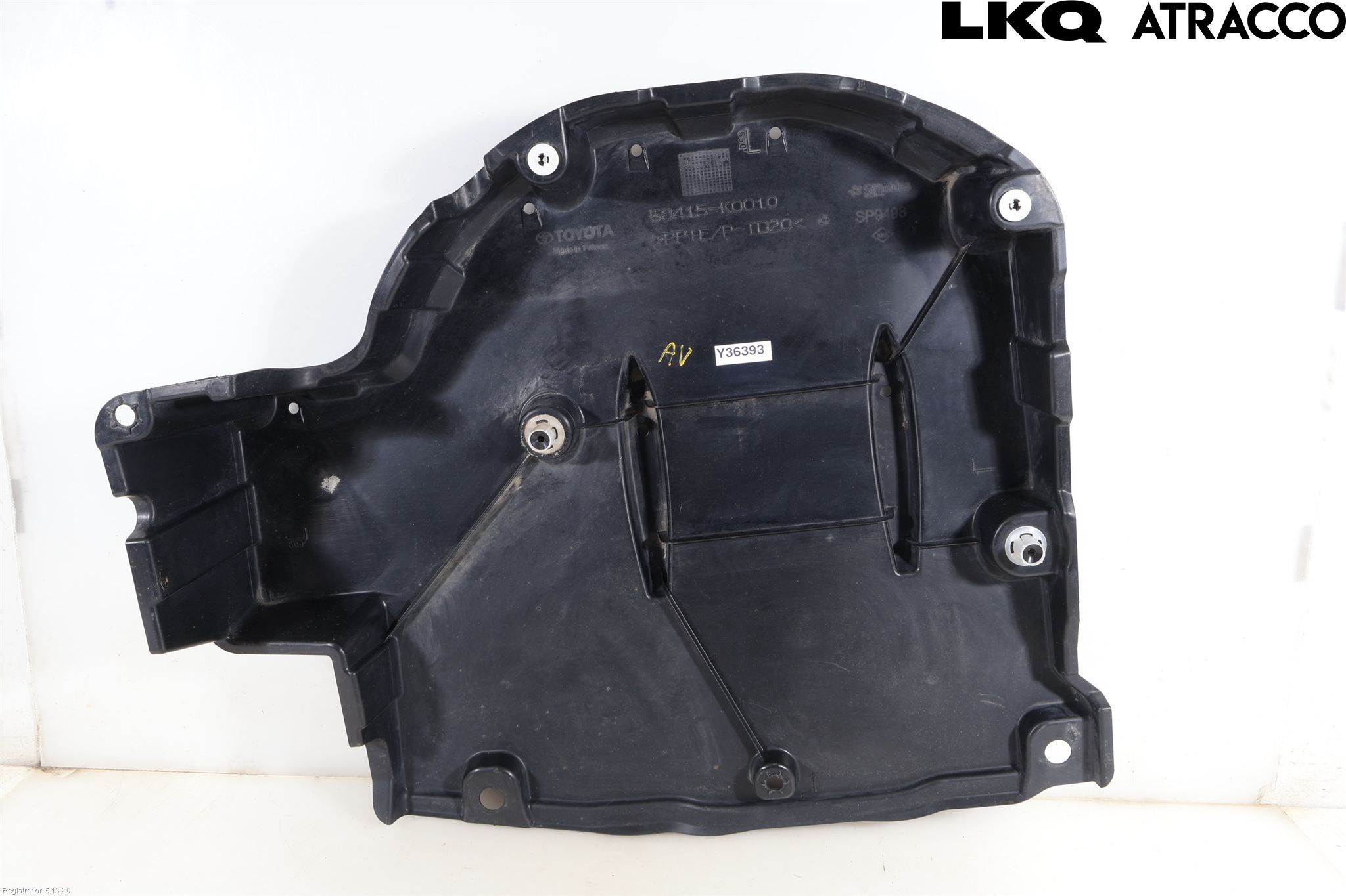 Toyota YARIS XP21 20- Hasplåt Plåt-Plast
