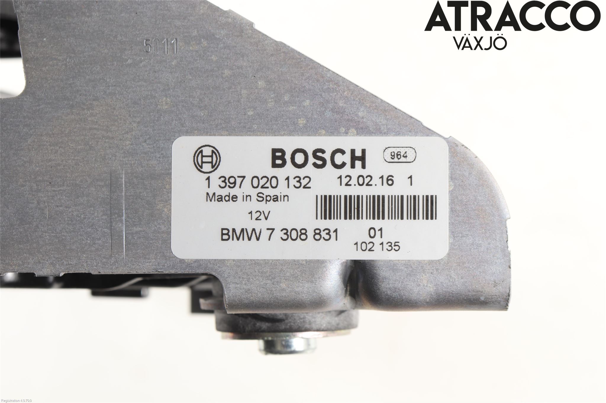 BMW 5 F10/F11/F18 09-17 Torkarmotor Baklucka