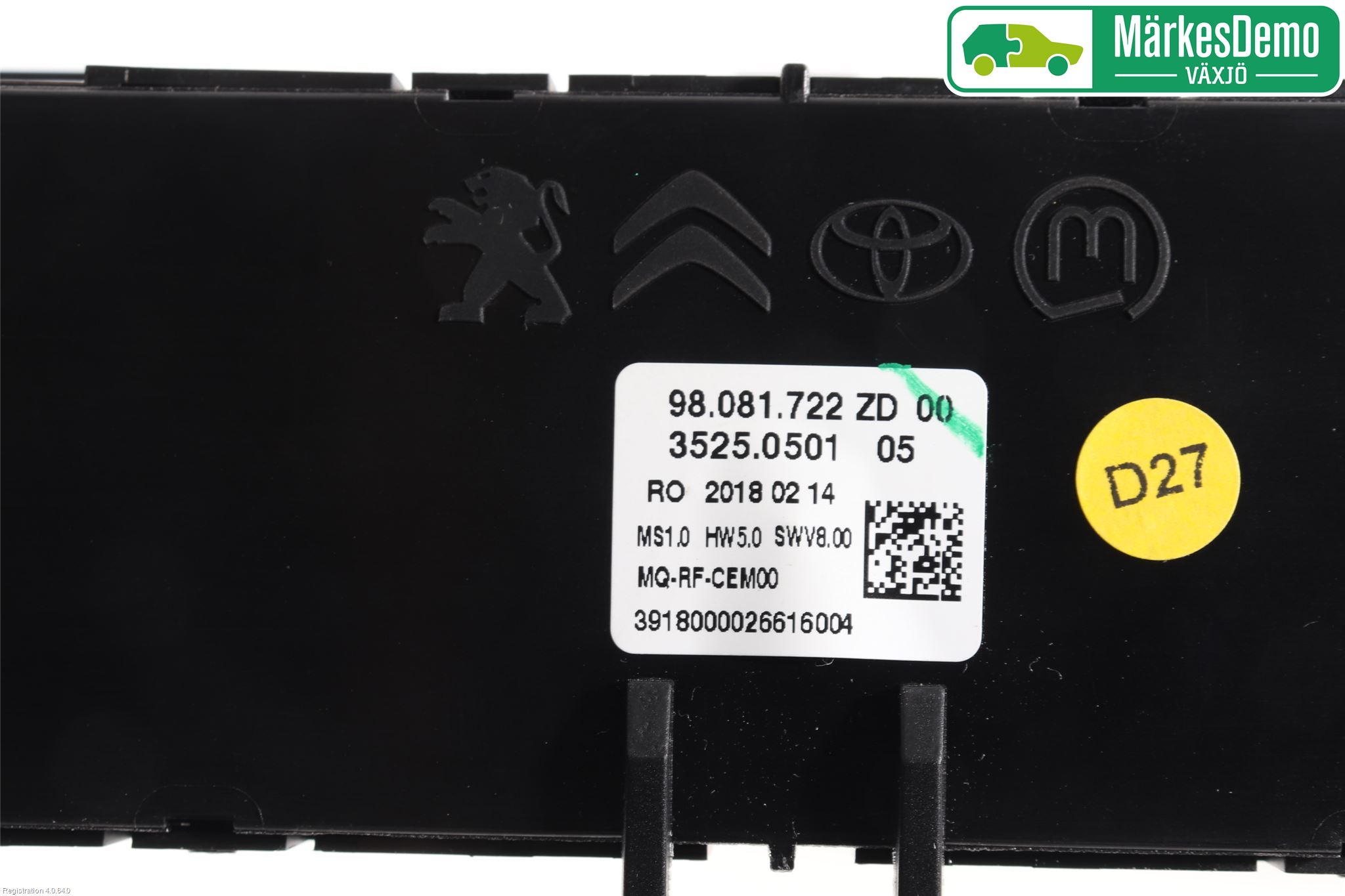 Toyota PROACE II 16- Ac Styrenhet Ac Manöveren