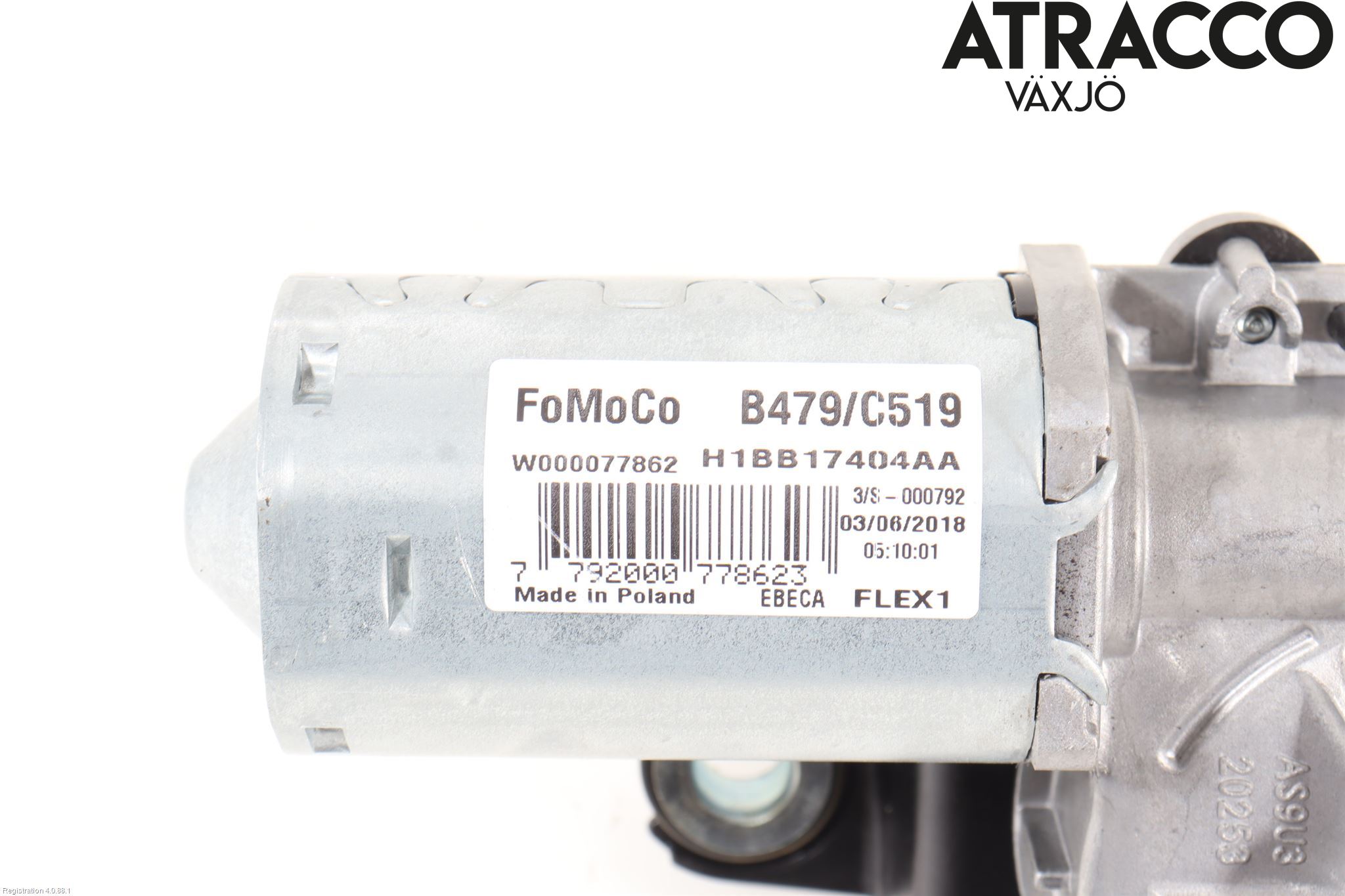 Ford FIESTA (VII) 18-23 Torkarmotor Baklucka