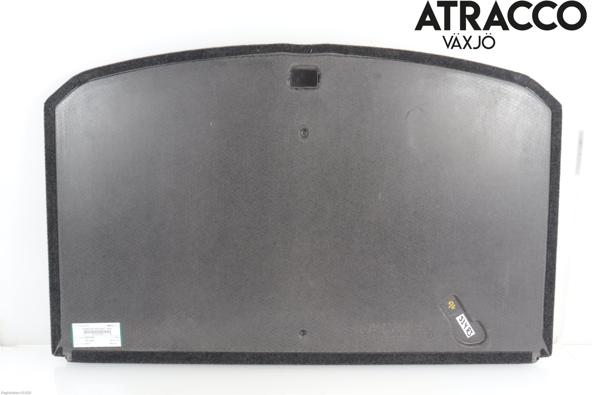 Toyota YARIS XP130 12-14 Inrbagagerumklädsel-Golv
