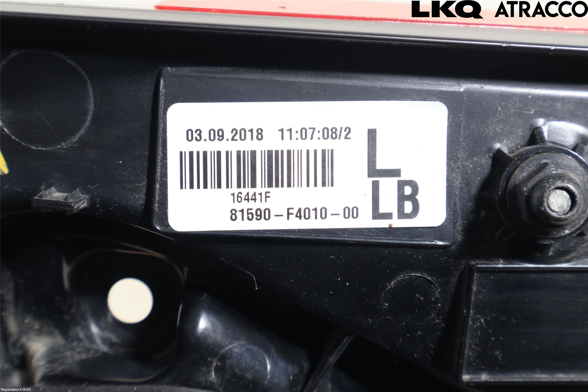 Toyota C-HR 16-23 Bakljus Lucka Vä