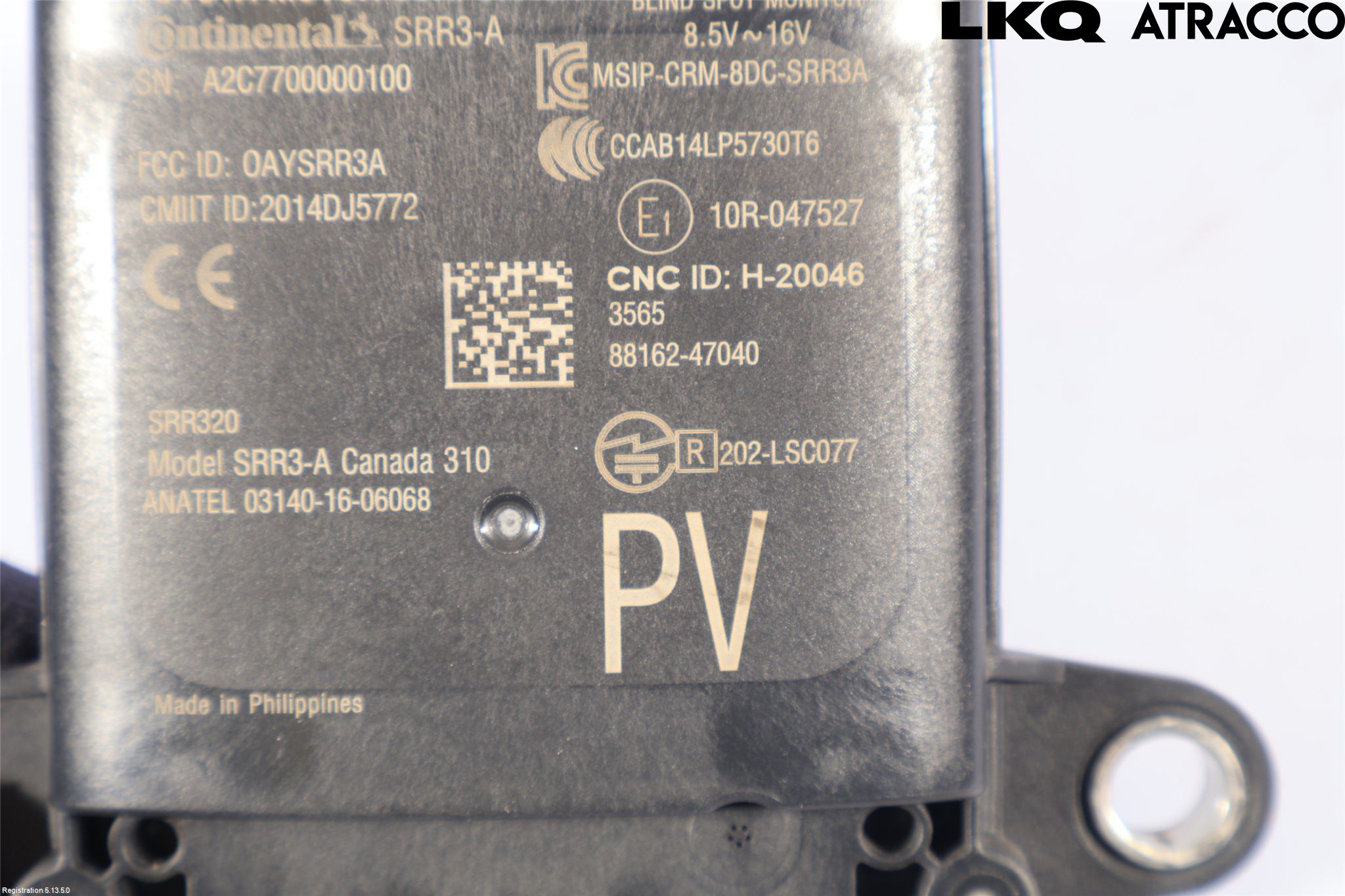 Toyota PRIUS (ZVW50) 16-21 Sensor Aktivt Kollisionsskydd