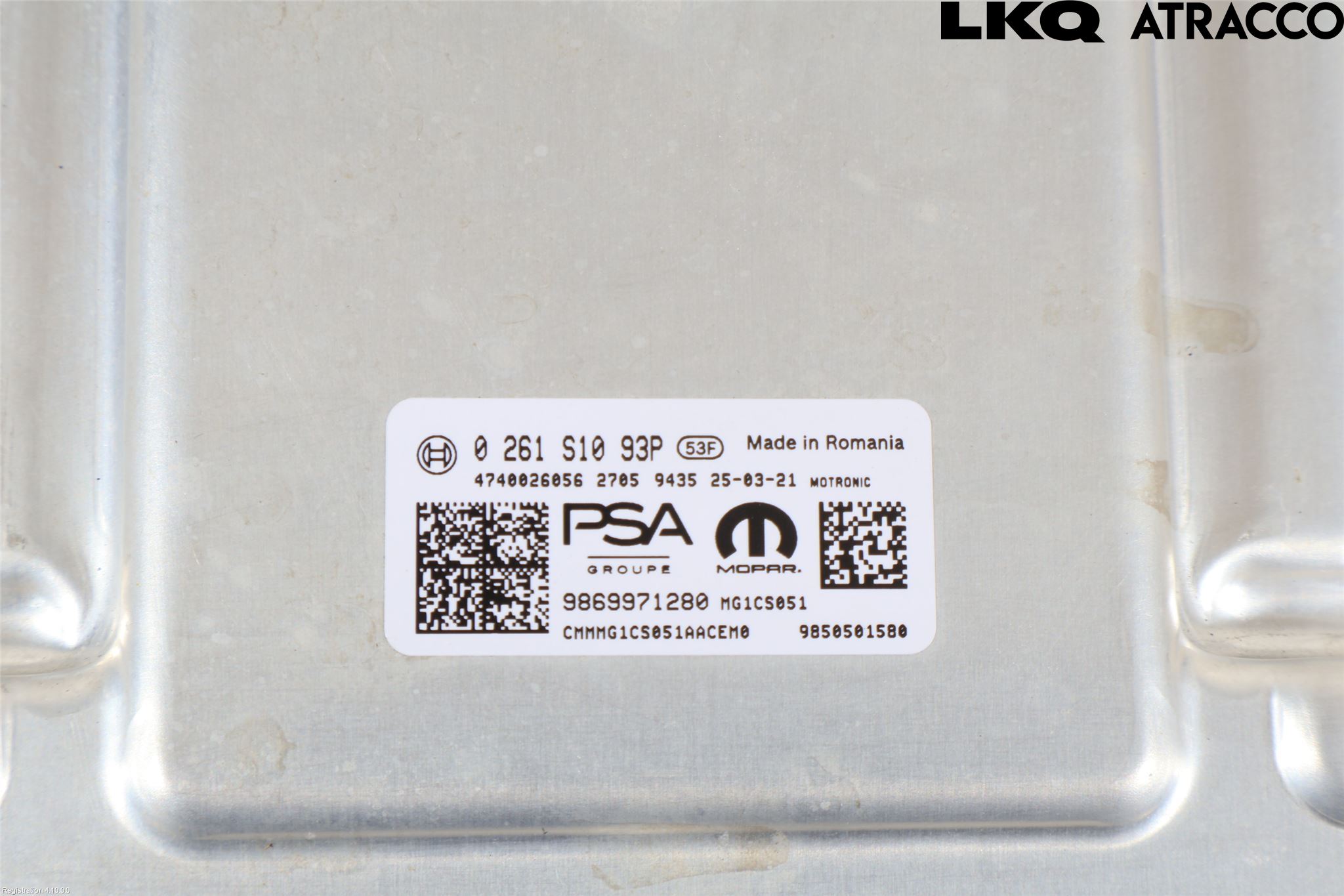 Opel MOKKA 21- Styrenhet Insprut Bensin