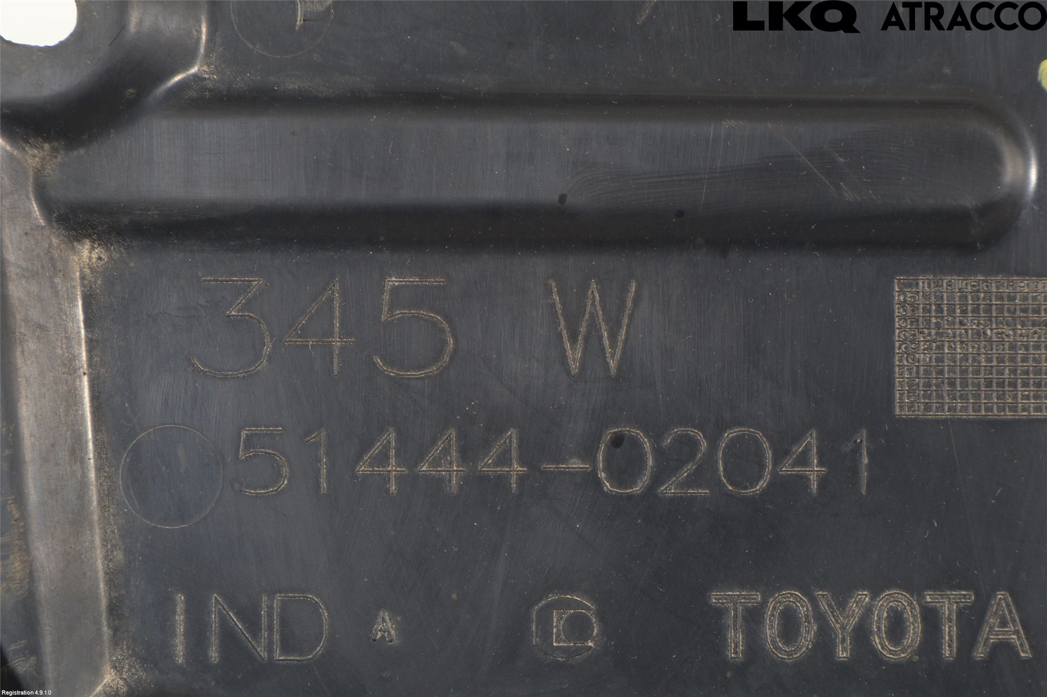 Toyota AVENSIS 09-15 Hasplåt Plåt-Plast