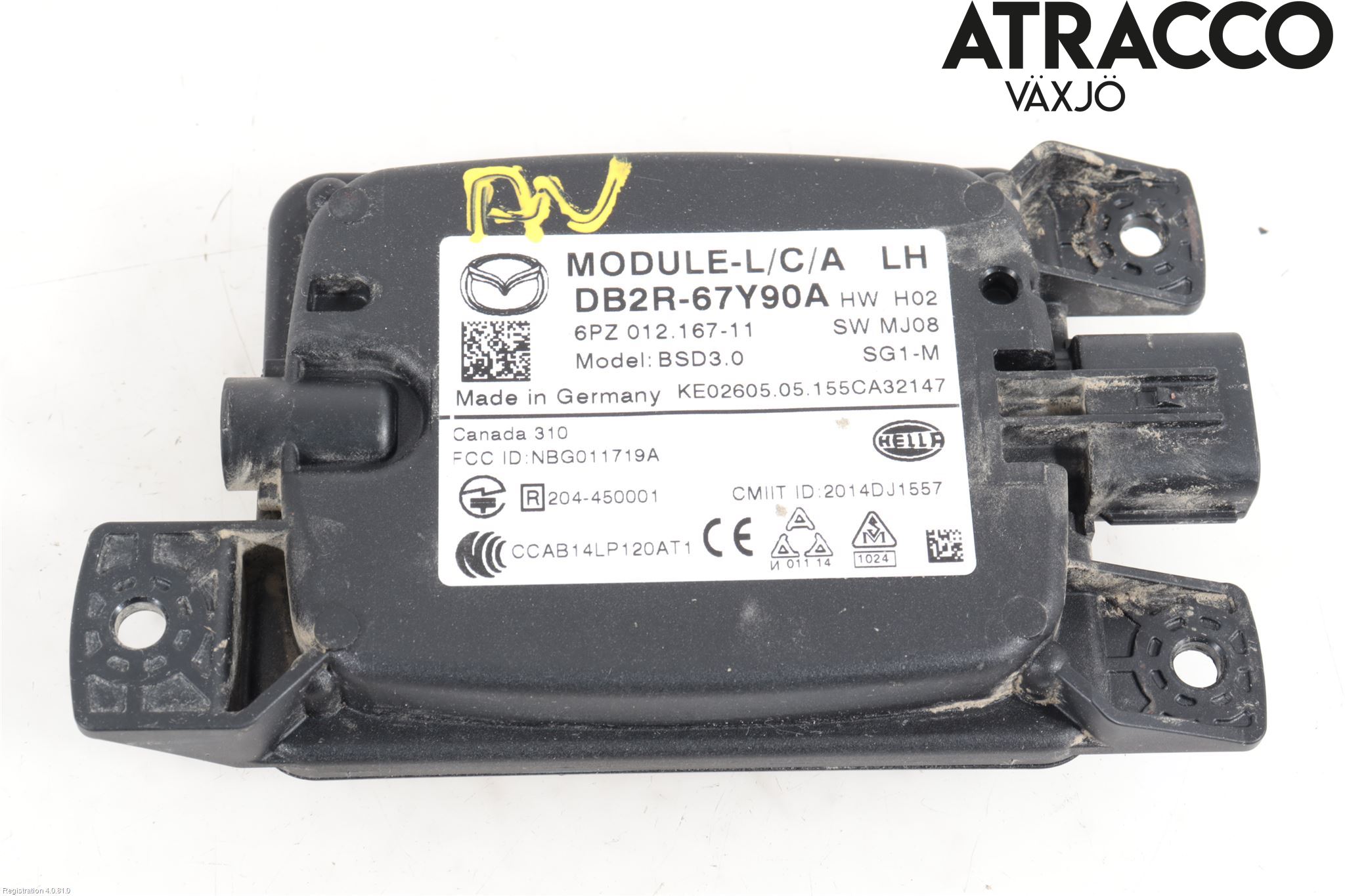 Mazda CX-3 Sensor Aktivt Kollisionsskydd