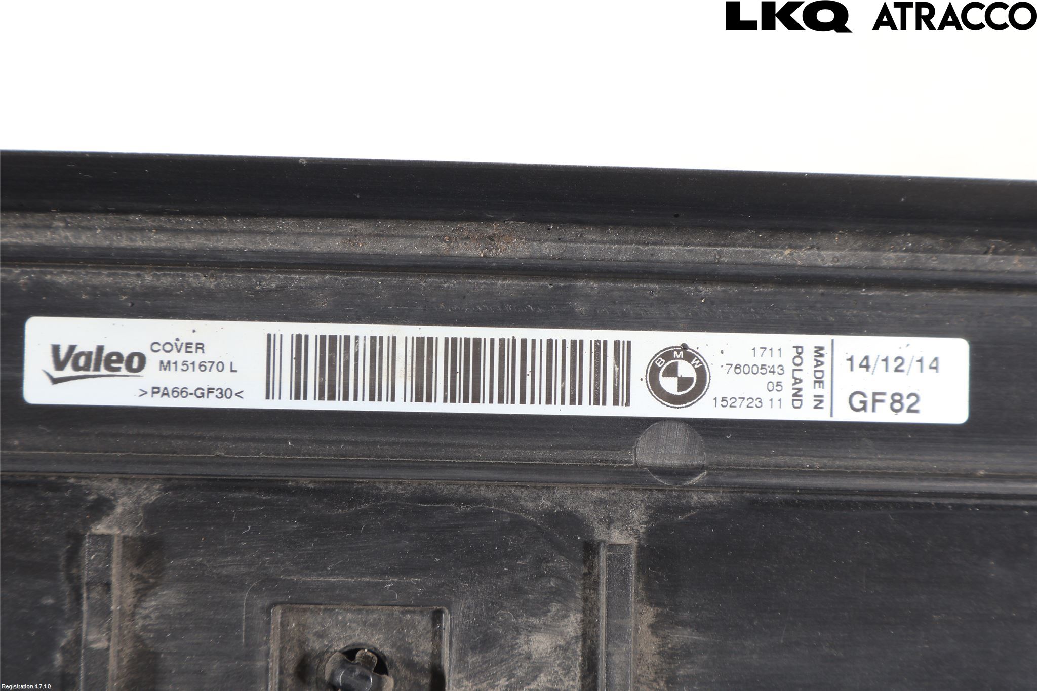 BMW 1 F20/F21 11-19 Frontplåt Övre