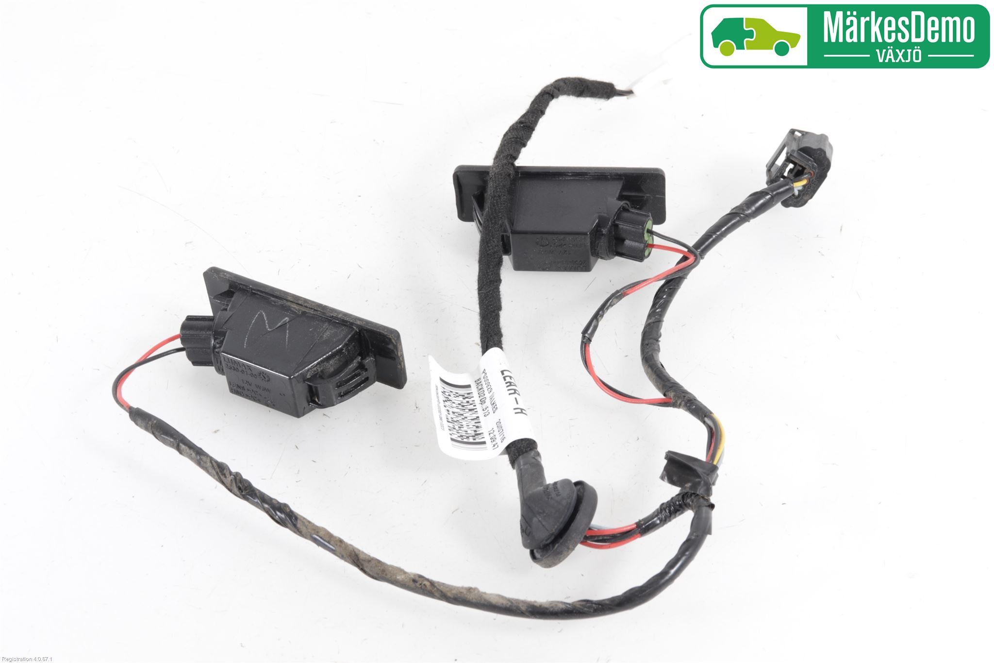 Nissan QASHQAI 14-17 Skylt Belysning