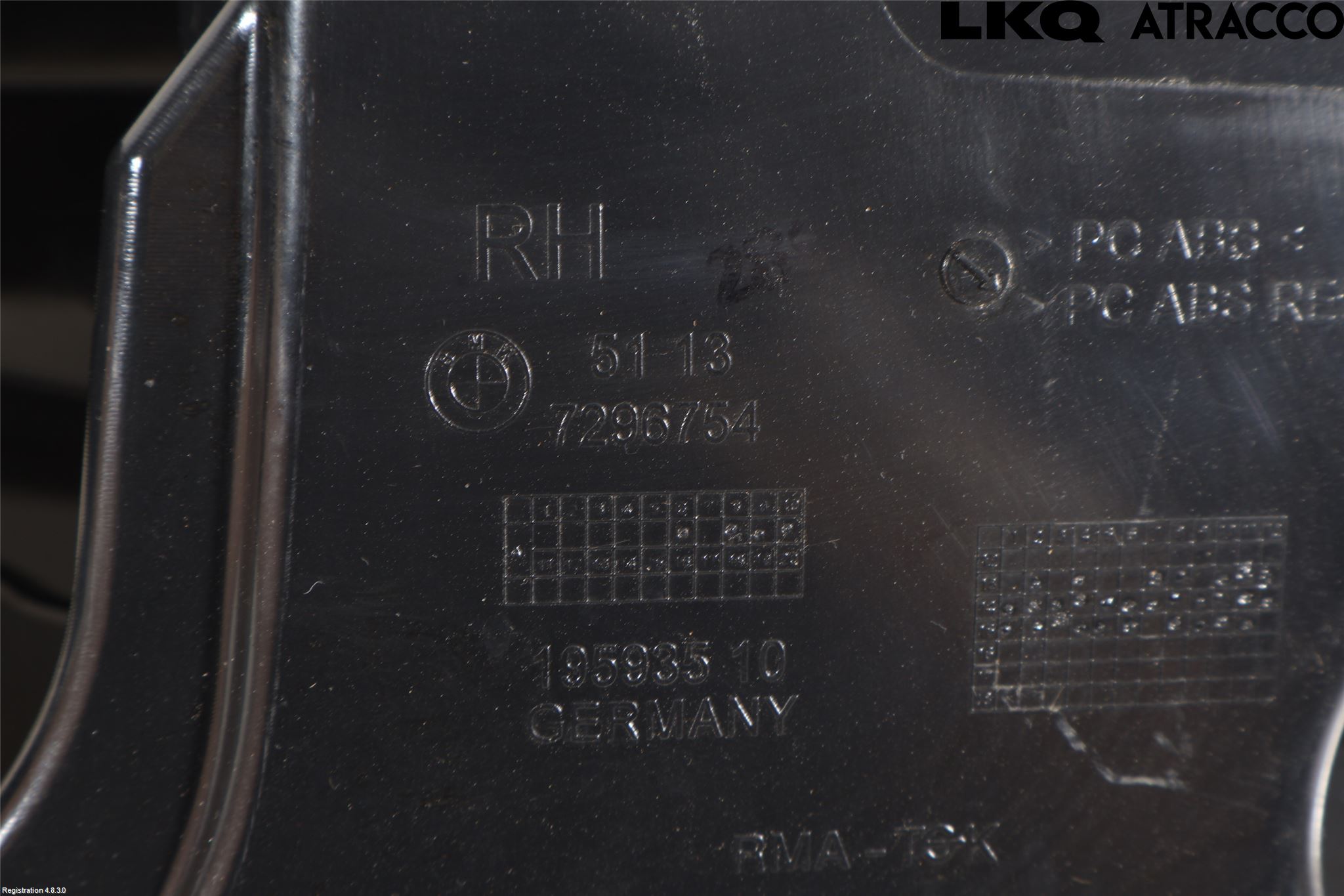 BMW i3 I01 13-22 Skärm Bak Höger