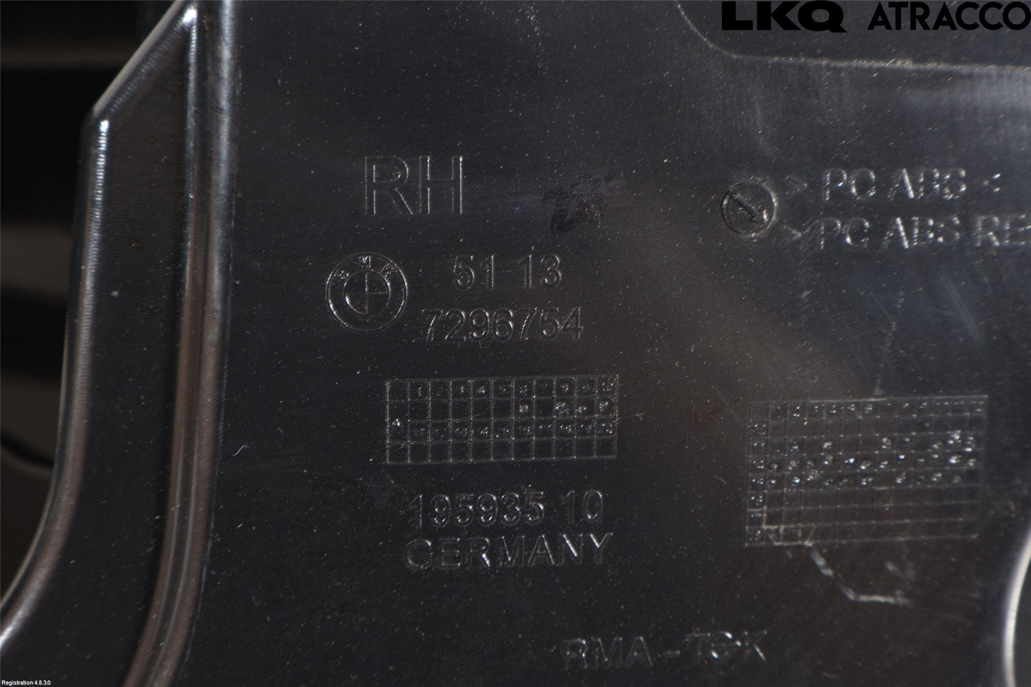 BMW i3 I01 13-22 Skärm Bak Höger