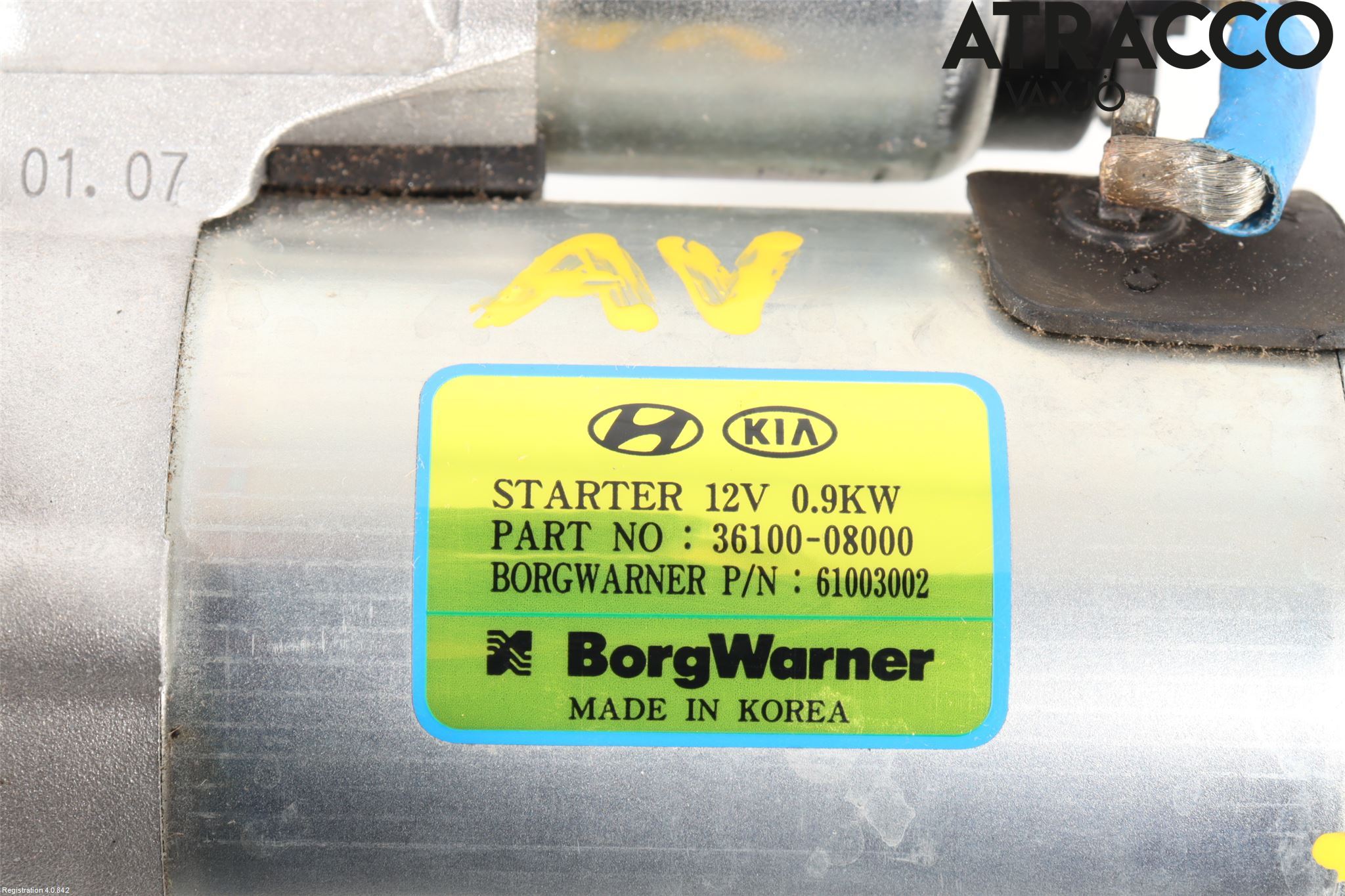 Hyundai BAYON BC3 21- Startmotor