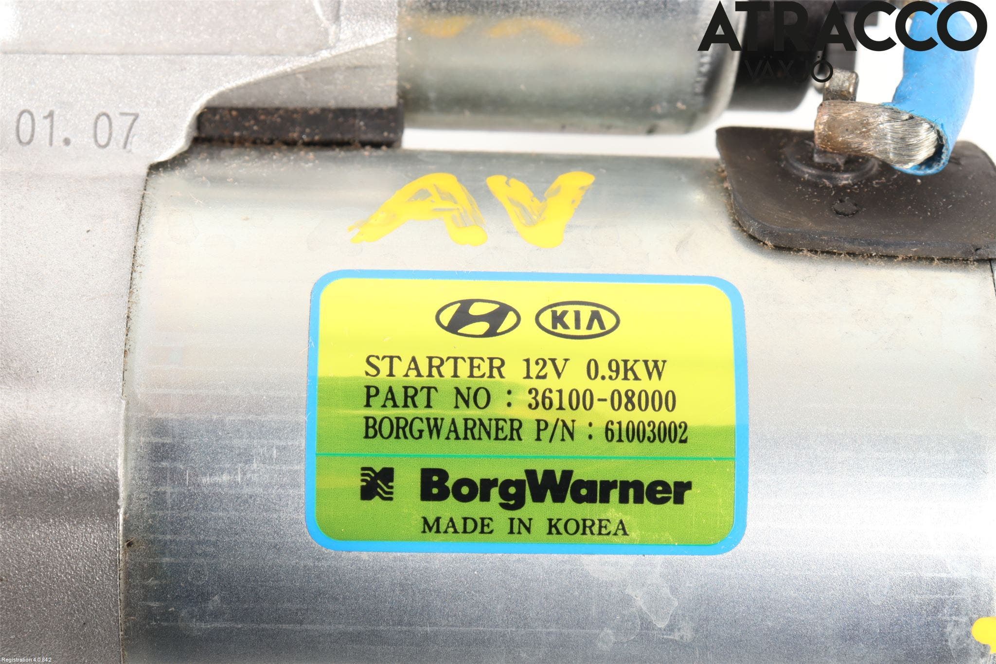 Hyundai BAYON BC3 21- Startmotor