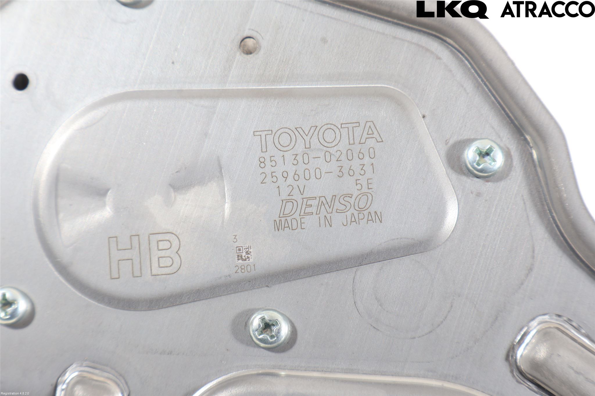 Toyota COROLLA 19- Torkarmotor Baklucka