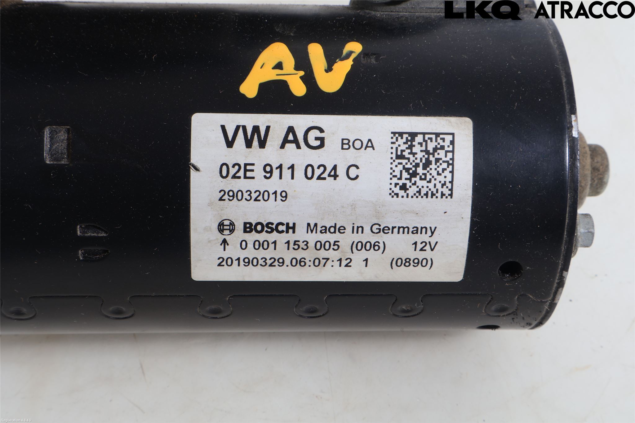 Volkswagen VW CADDY 16-20 Startmotor Diesel