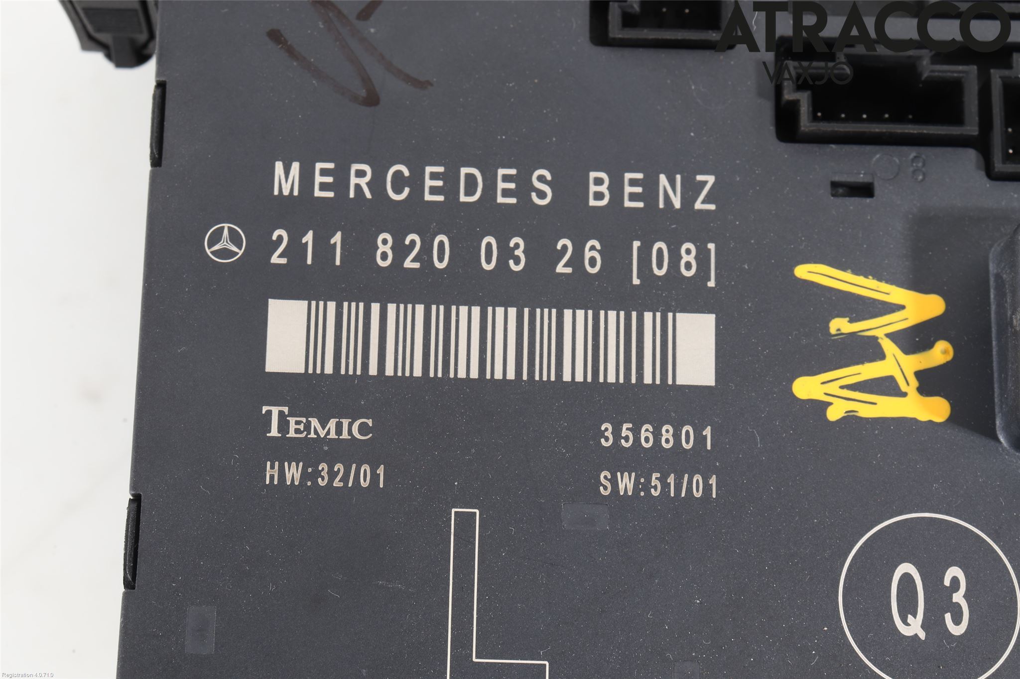 Mercedes-Benz MB E-KLASS (W211) 02-09 Styrenhet Dörr
