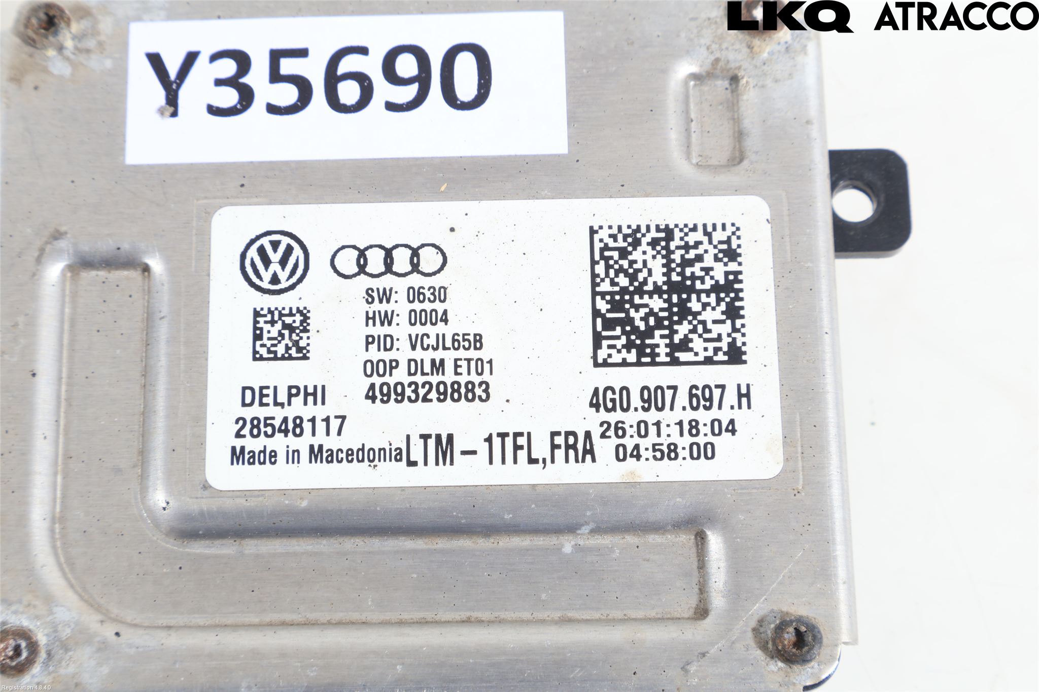 Volkswagen VW TIGUAN 16-24 Styrenhet Strålkastare