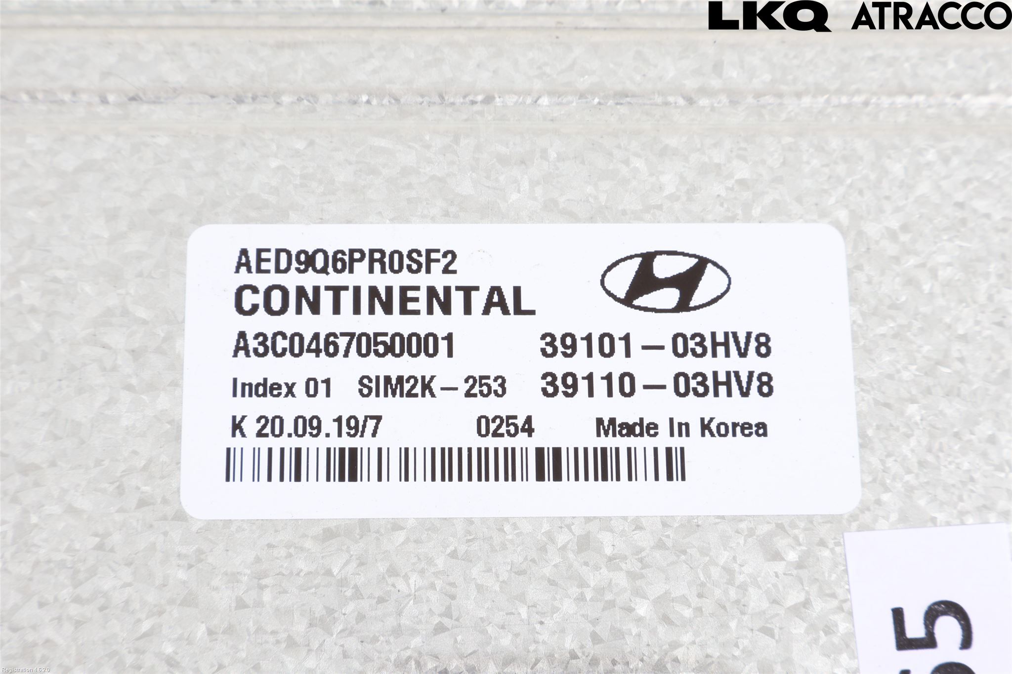 Hyundai IONIQ AE 17-22 Styrenhet Insprut Bensin
