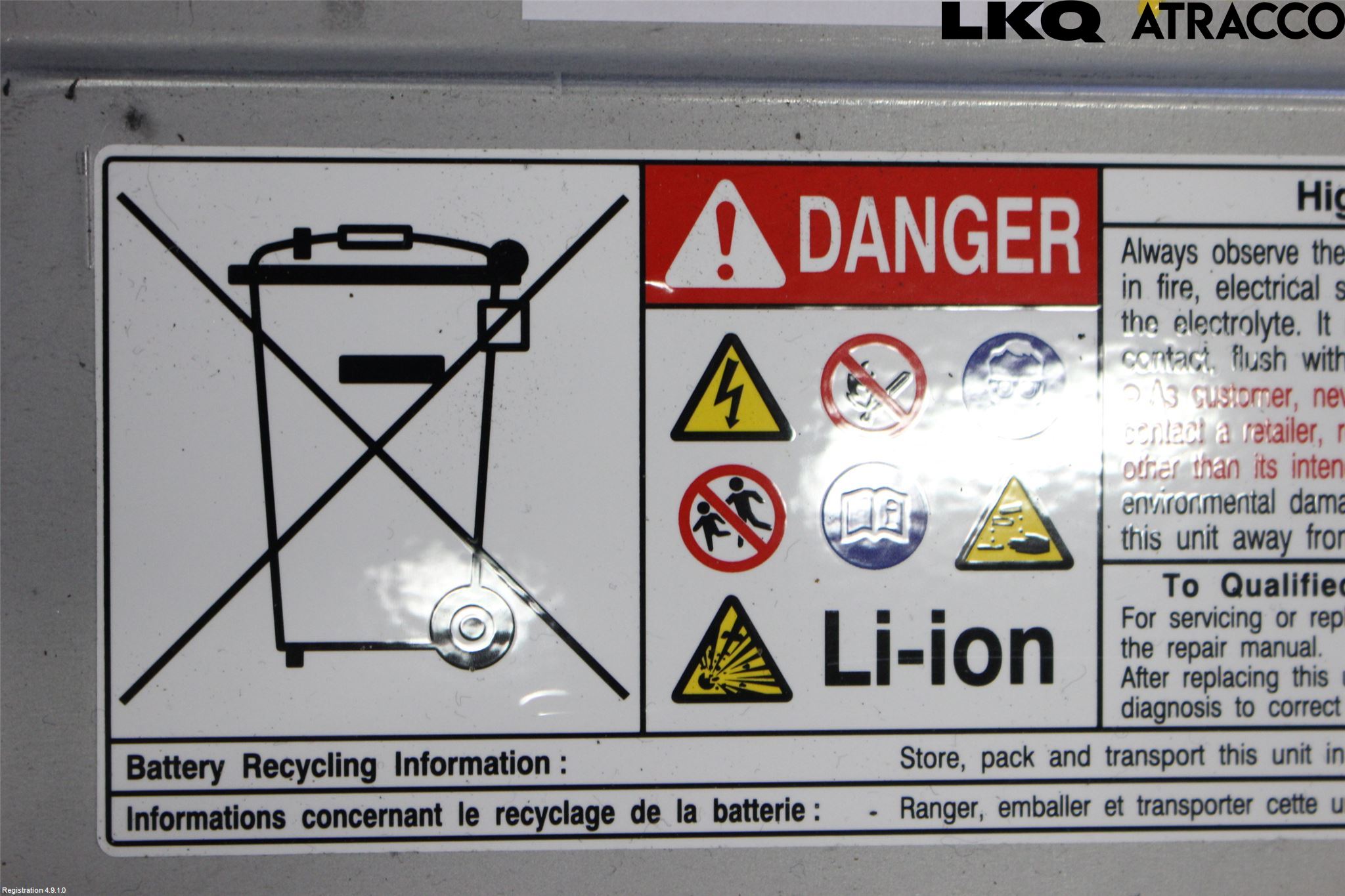 Toyota YARIS XP21 20- Batteri Högspänning