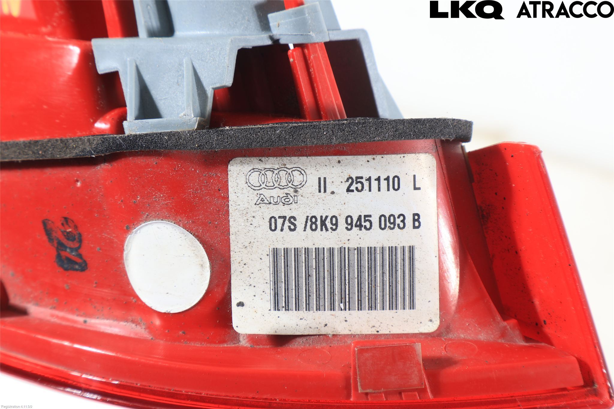 Audi A4/S4 08-11 Bakljus Lucka Vä
