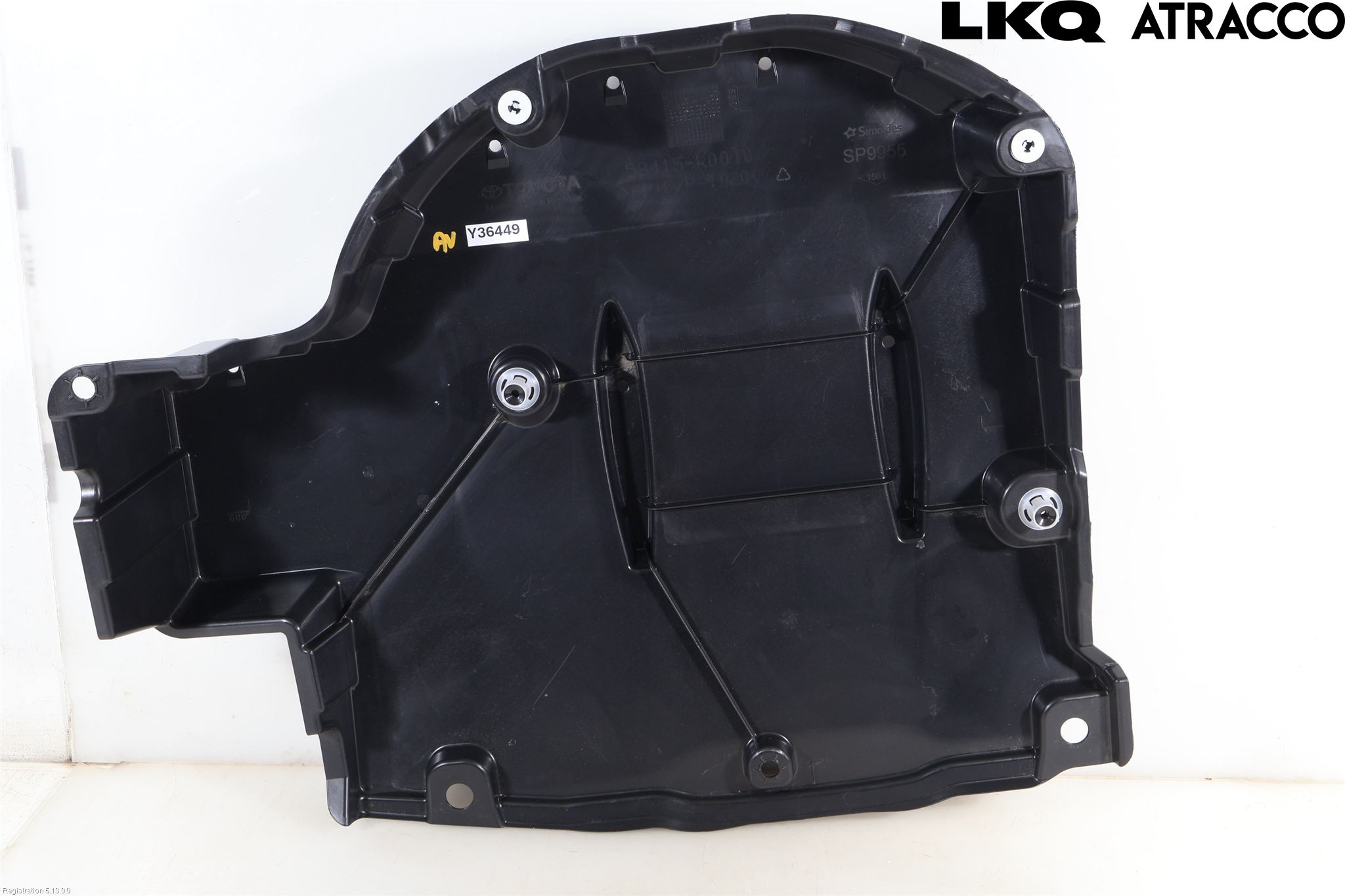 Toyota YARIS XP21 20- Hasplåt Plåt-Plast