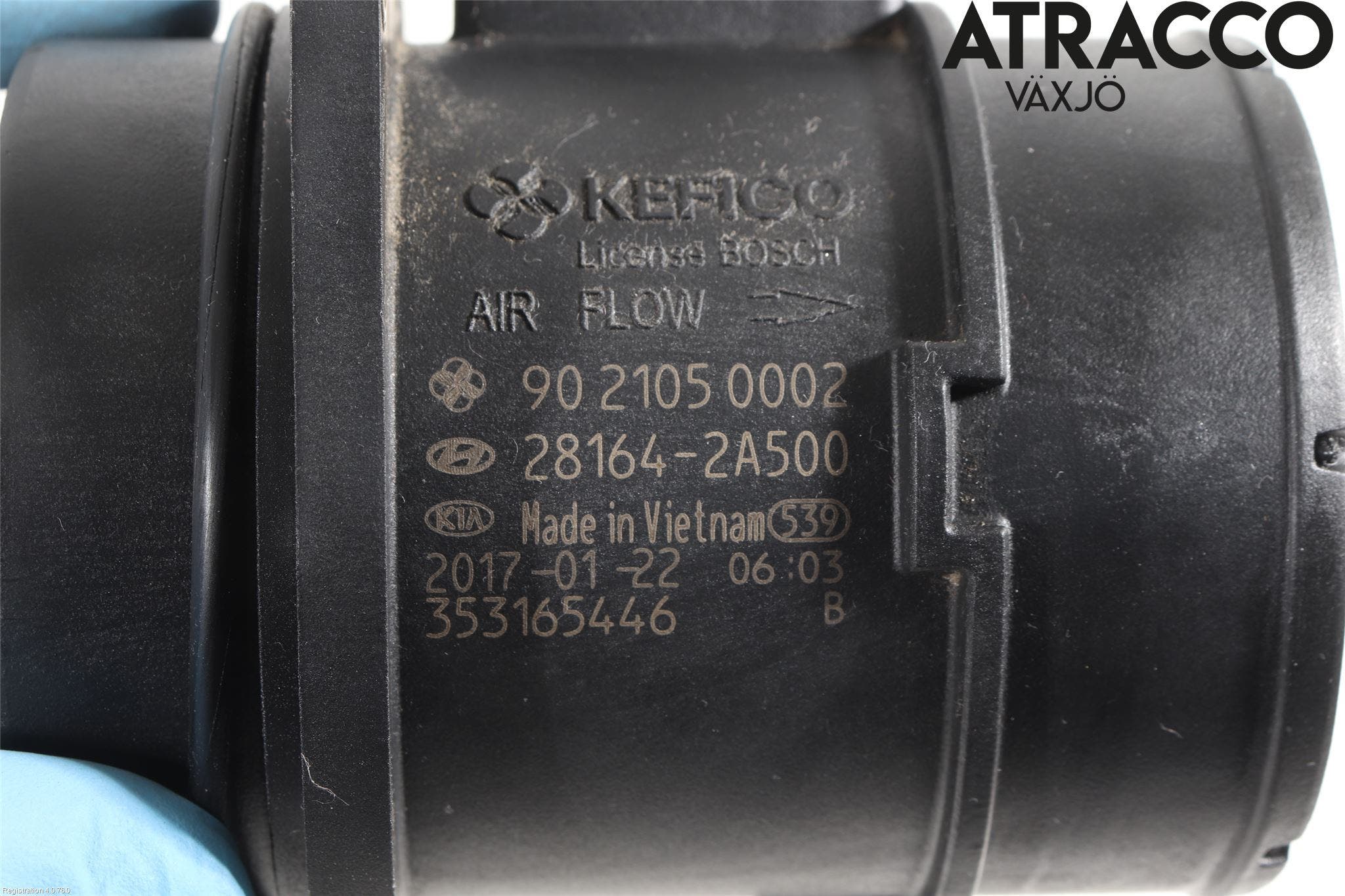 Hyundai TUCSON 05- Injluftmassamätare