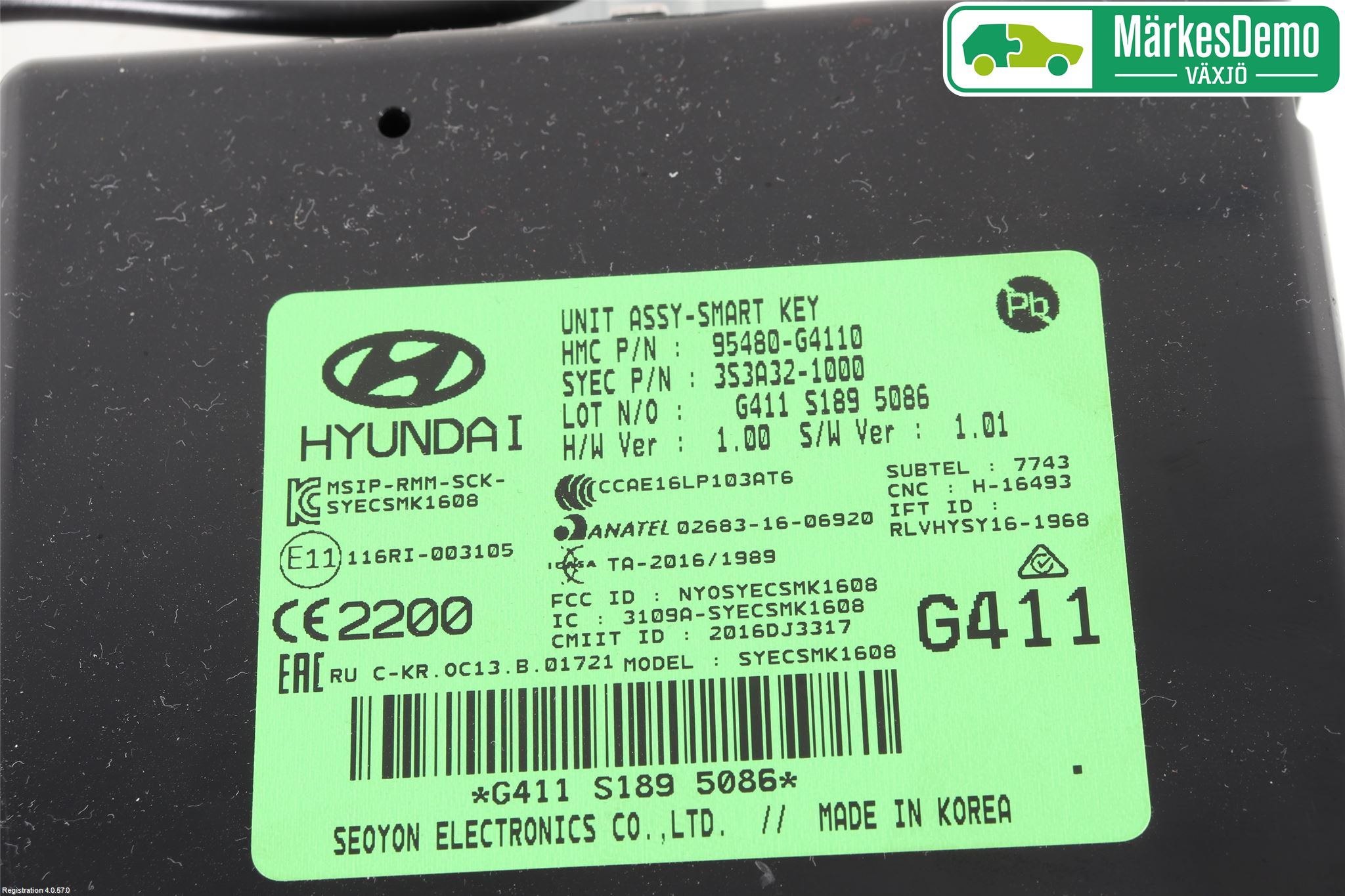 Hyundai i30 PD 17- Styrenhet Centrallås
