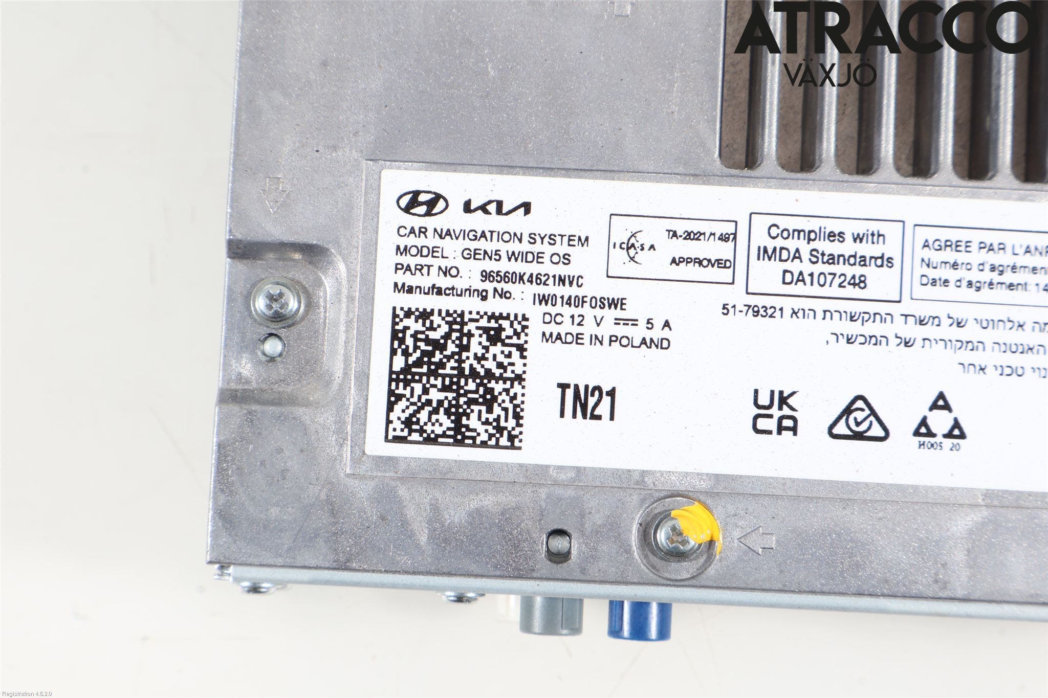 Hyundai KONA/ELECTRIC OS 18-23 Cd Radio - Multimediapanel